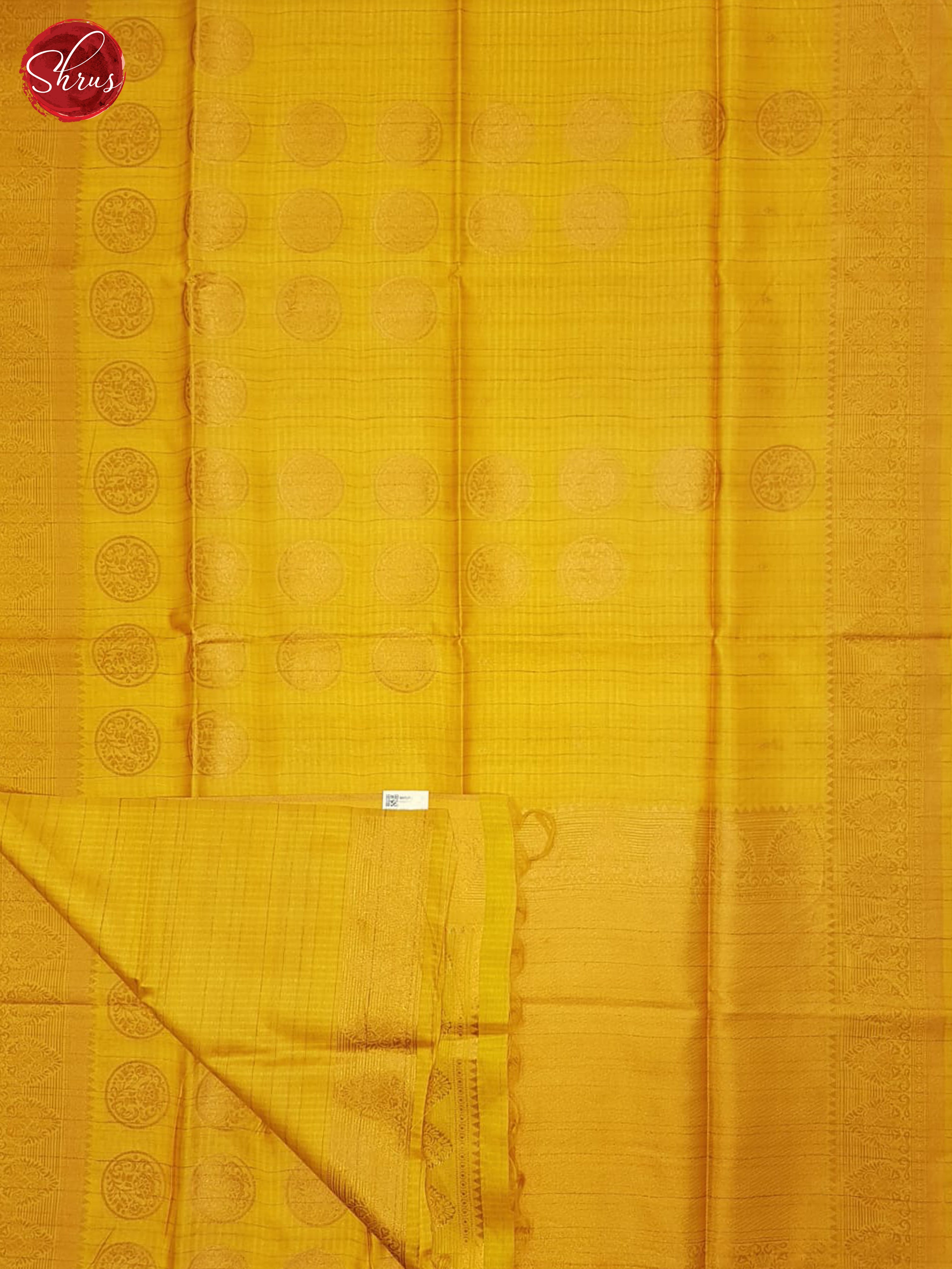 Gold(single tone)  - Semi Tussar Saree - Shop on ShrusEternity.com