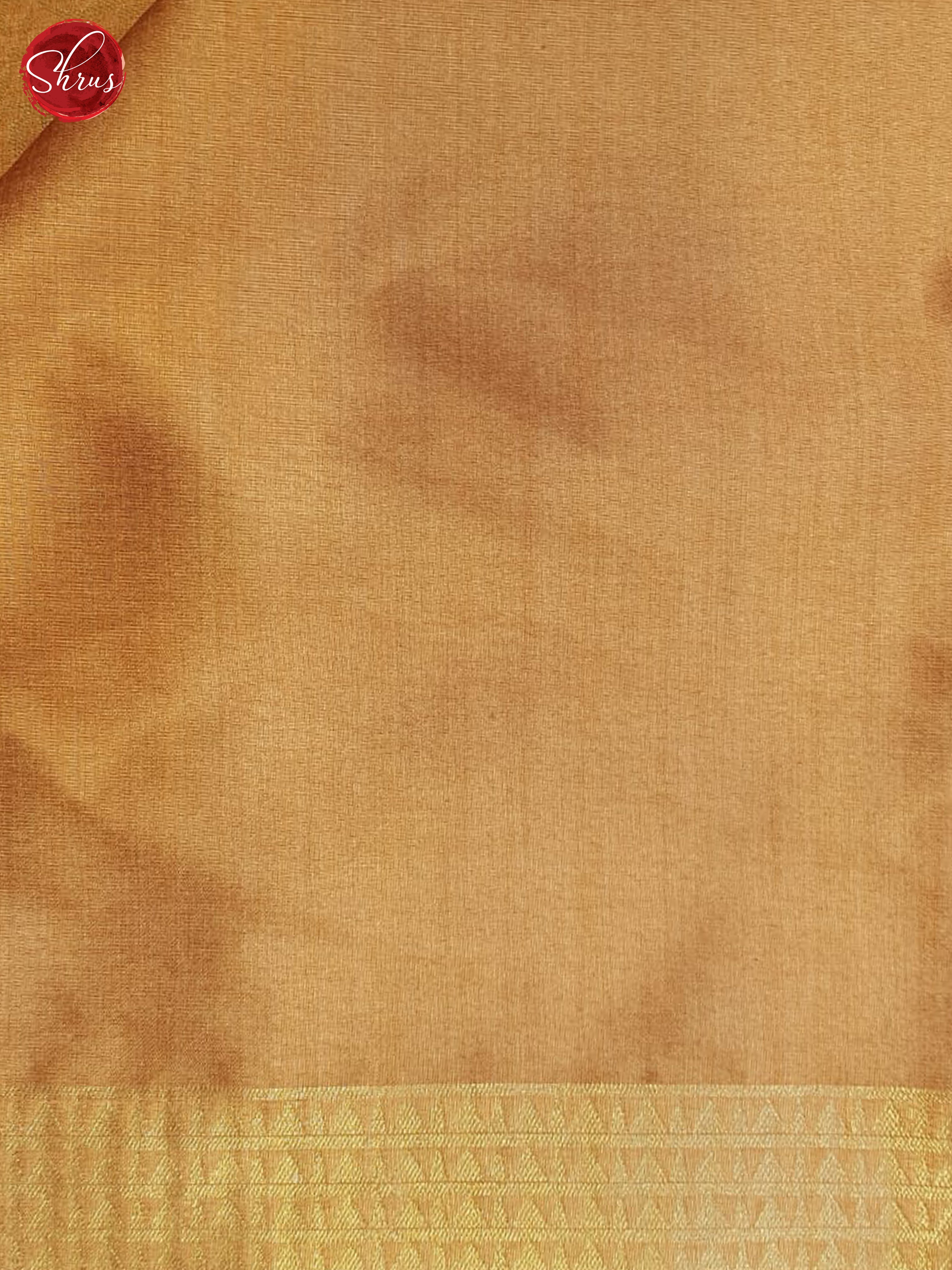 Pale Orange & Brown - Semi Tussar Saree - Shop on ShrusEternity.com