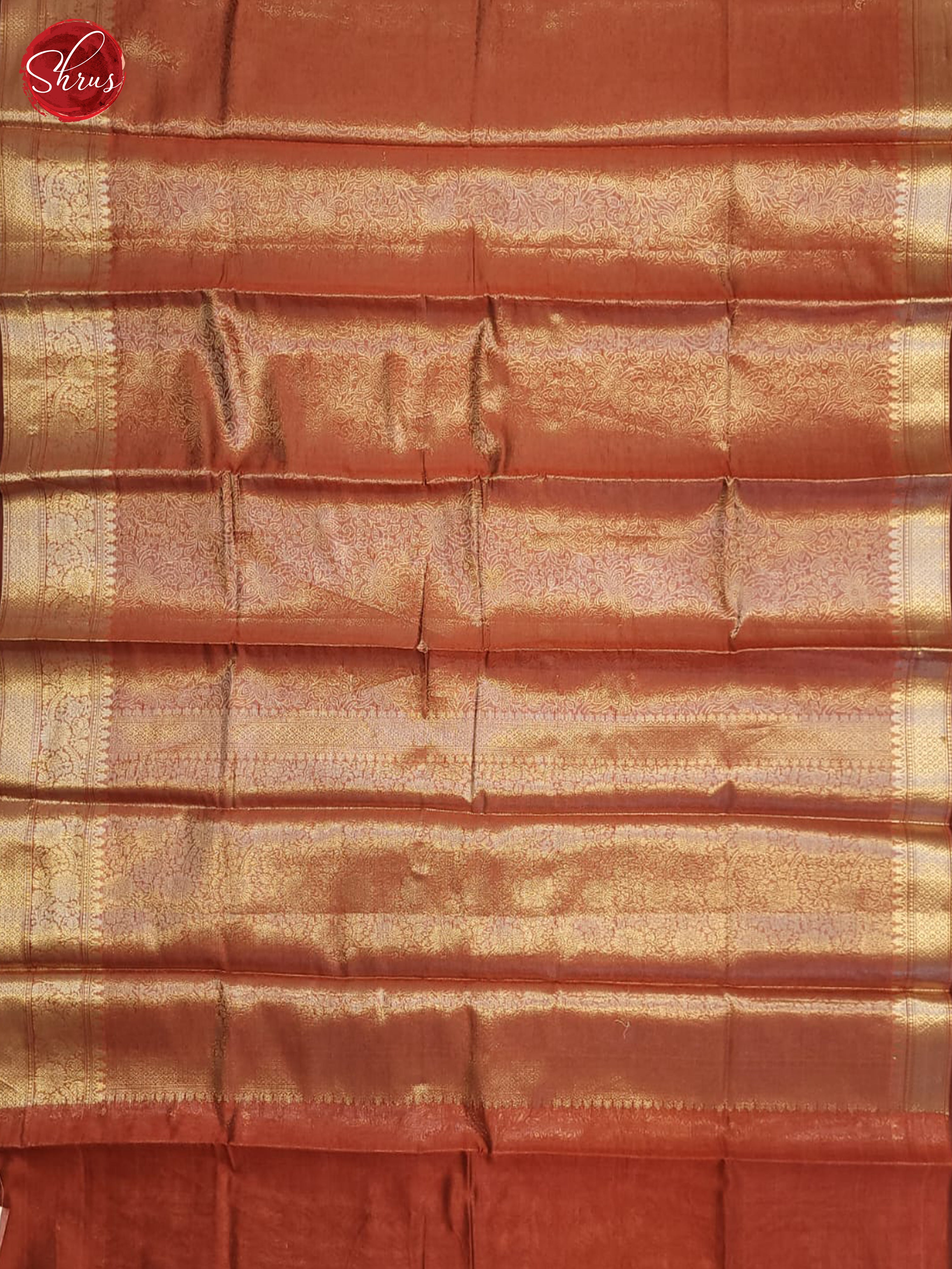 Red(Single Tone) - Semi Tissue Saree - Shop on ShrusEternity.com