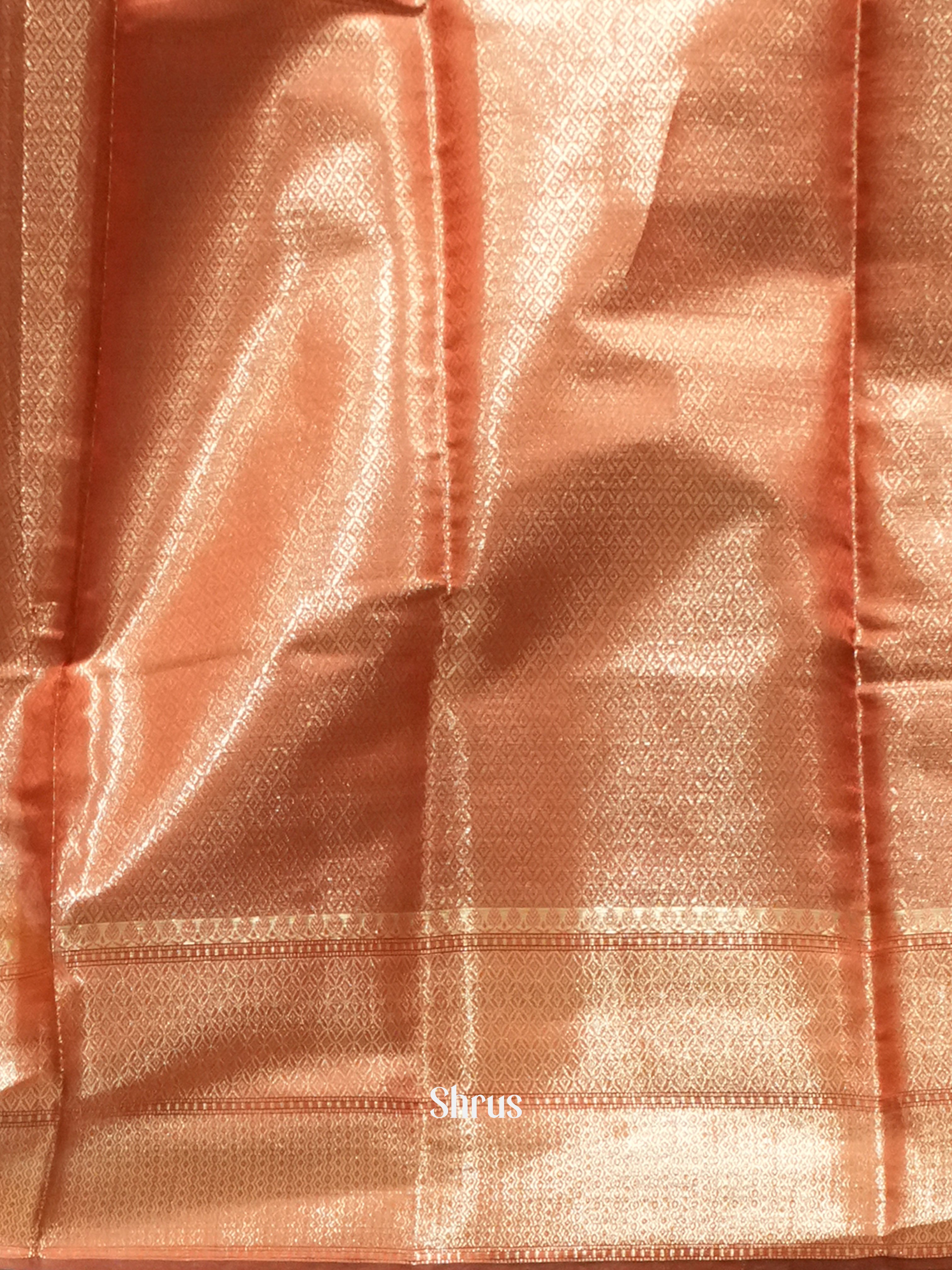 Red(Single Tone) - Semi Tissue Saree