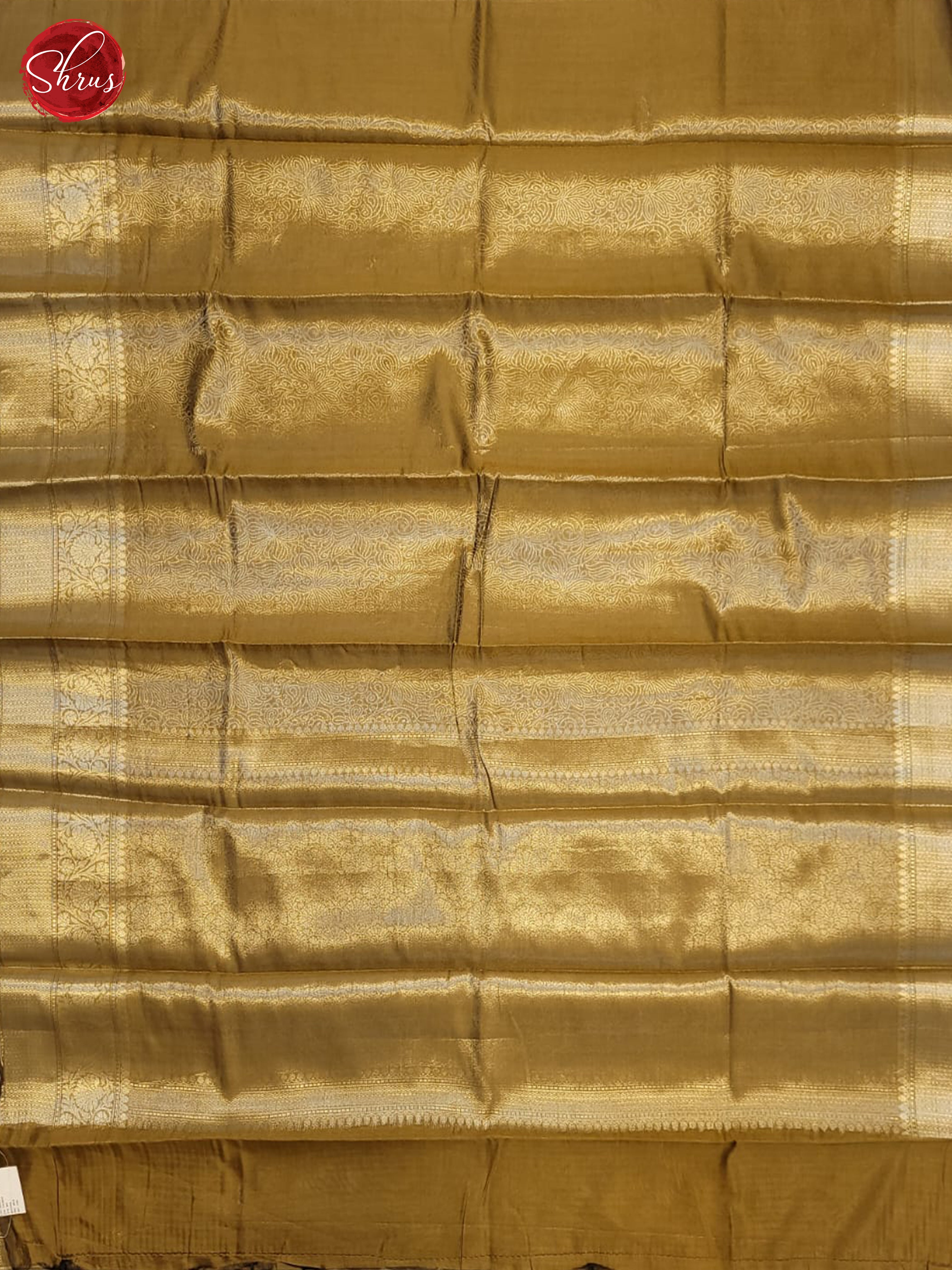 Mehandi Green(Single Tone) - Semi Tissue Saree - Shop on ShrusEternity.com