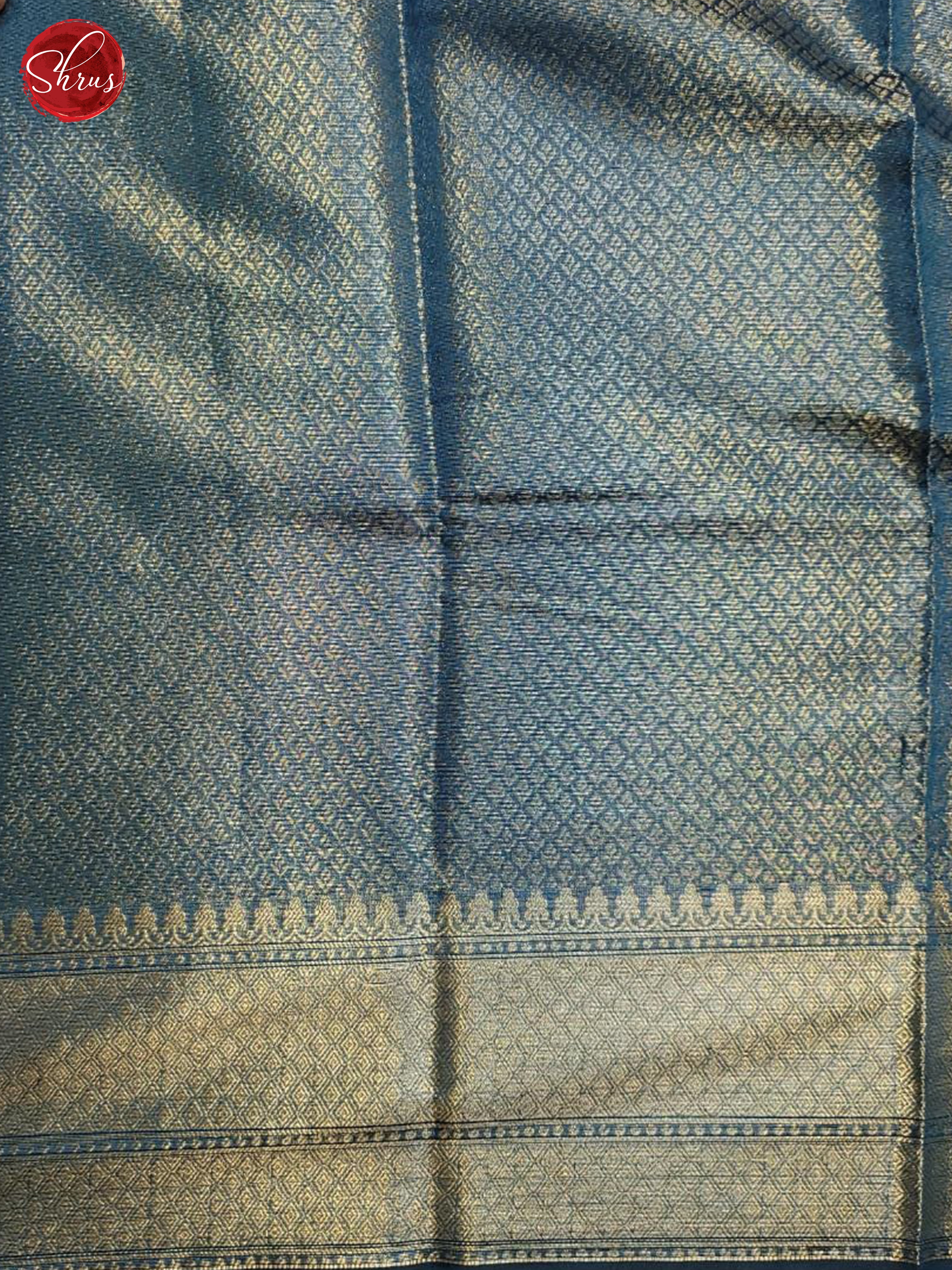 Light Blue(Single Tone)- Semi Tissue Saree - Shop on ShrusEternity.com