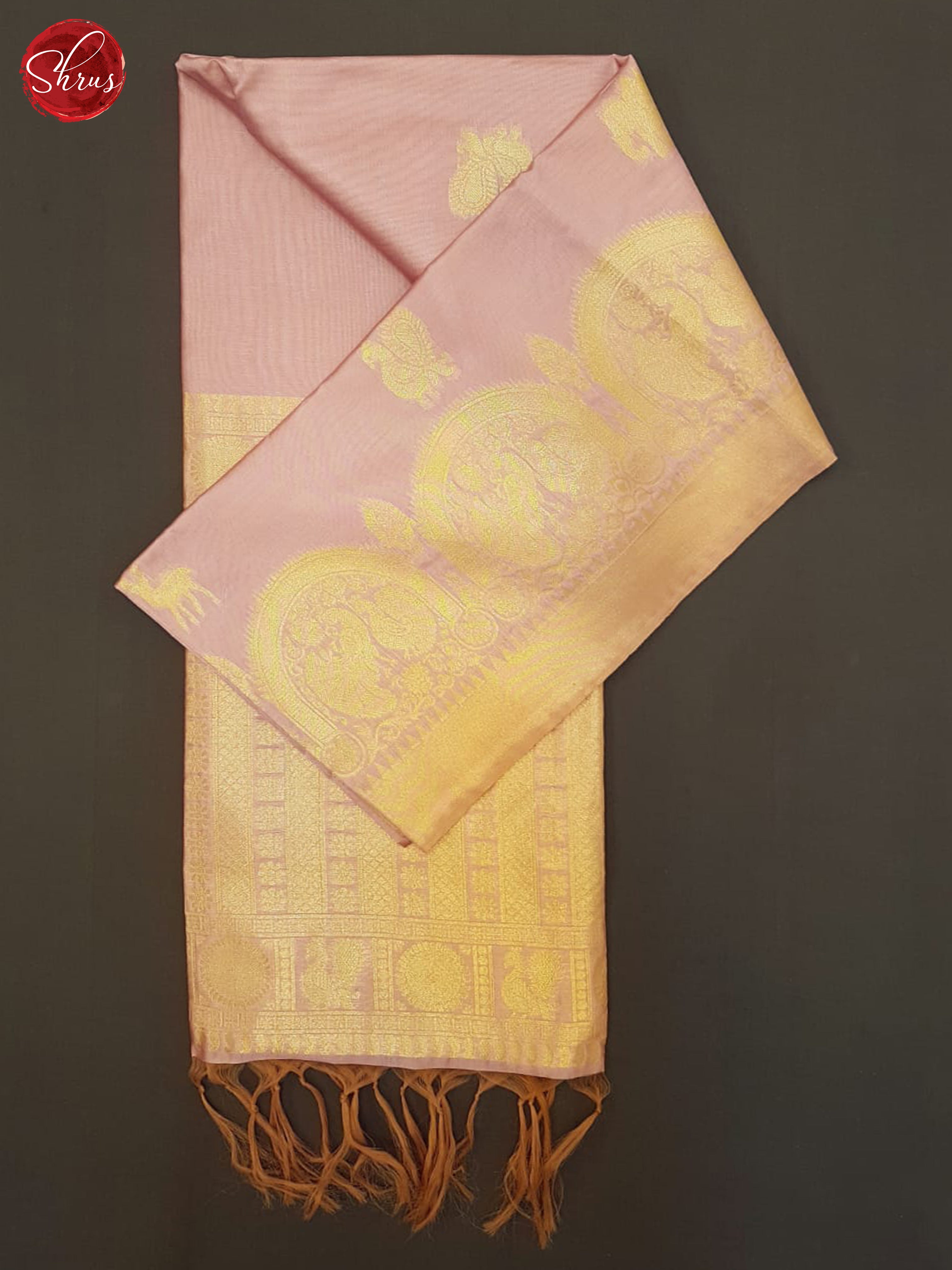 Baby Pink(Single Tone) - Semi Tussar Saree - Shop on ShrusEternity.com