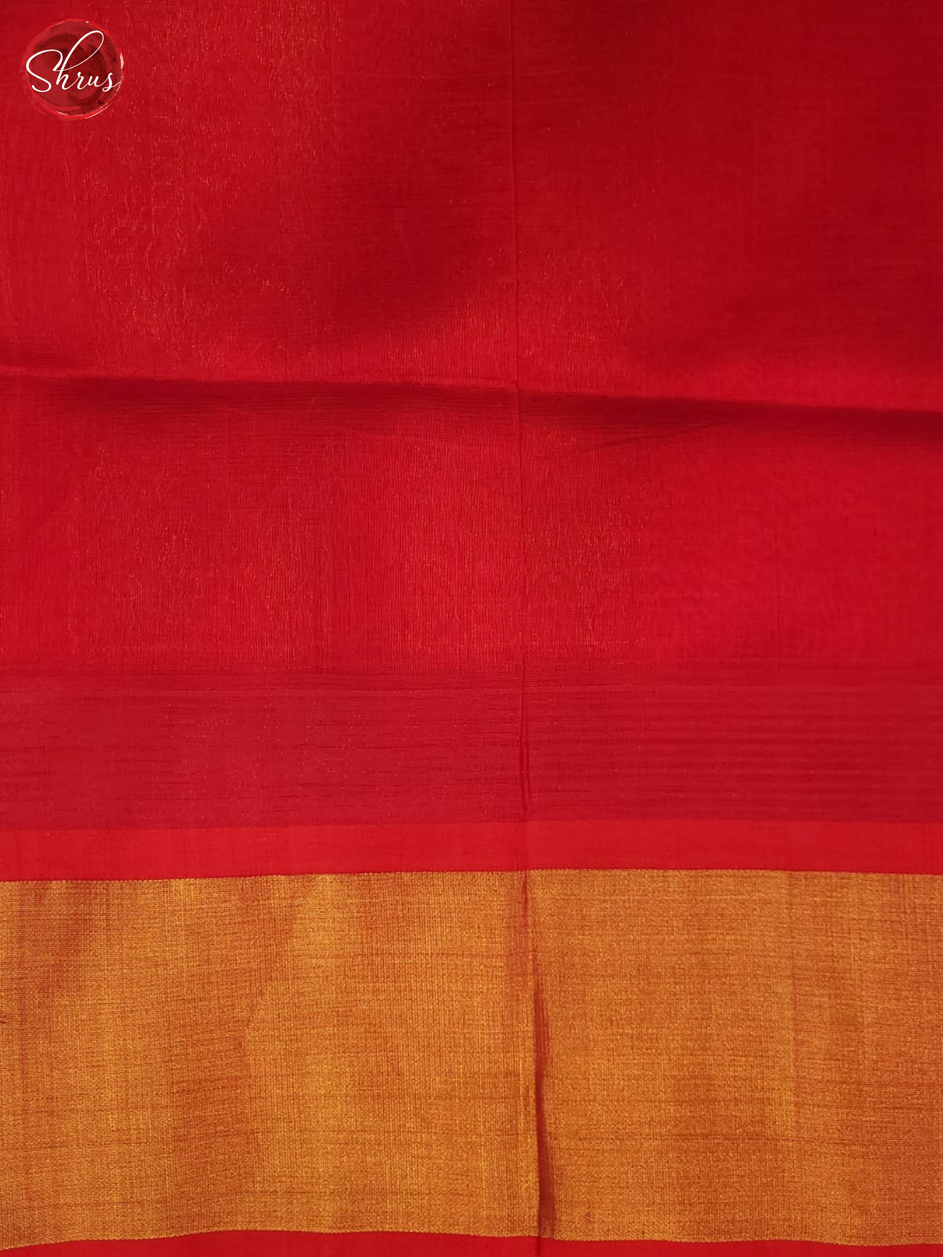 yellow and Red-Silk cotton saree - Shop on ShrusEternity.com