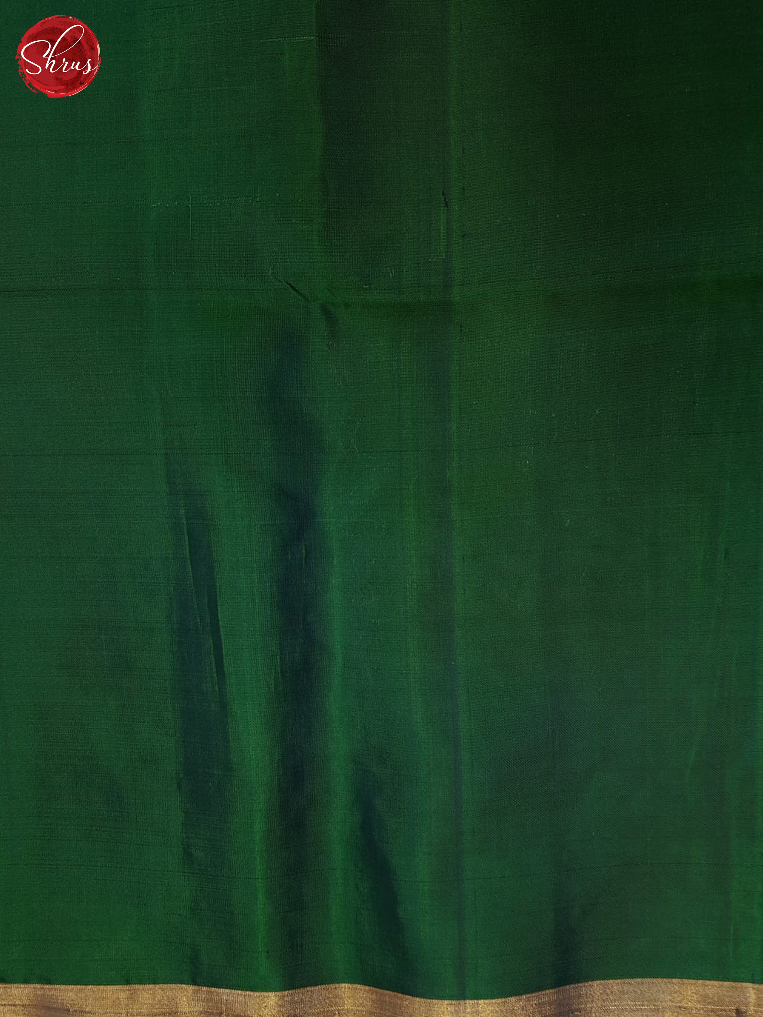 Purple &  Green- Soft Silk Halfpure Saree - Shop on ShrusEternity.com