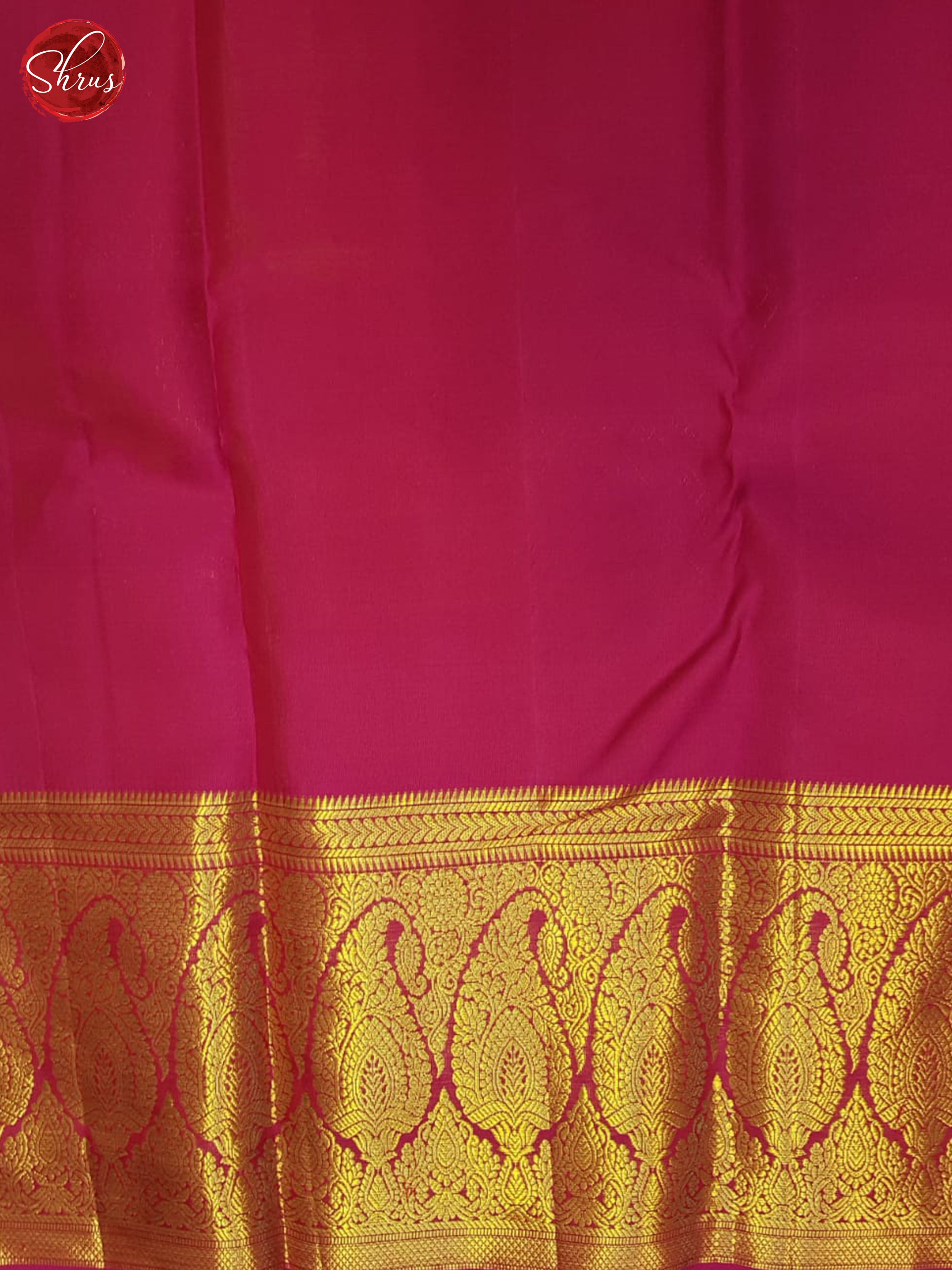 Green And Pink-Kanchipuram Silk Saree - Shop on ShrusEternity.com