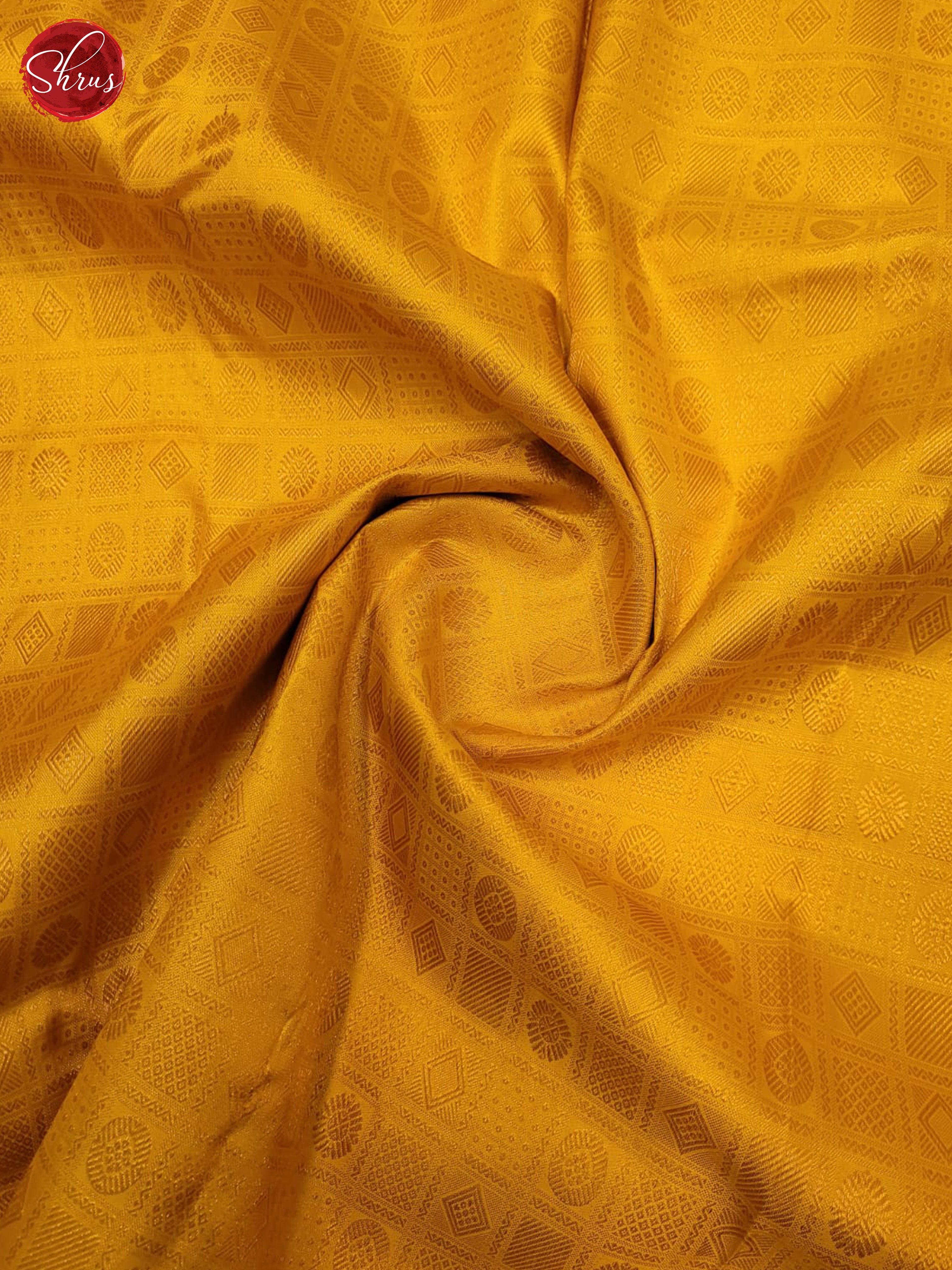 Yellow & Red - Kanchipuram silk Saree - Shop on ShrusEternity.com