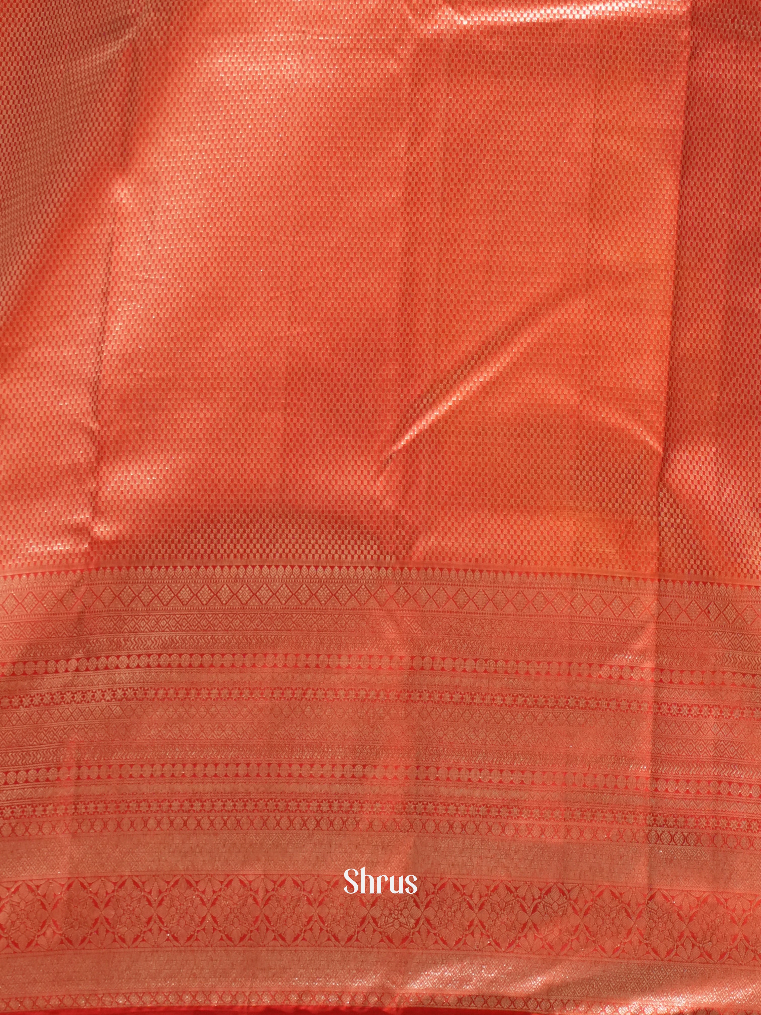 Yellow and Red - Korvai Kanchipuram Silk saree