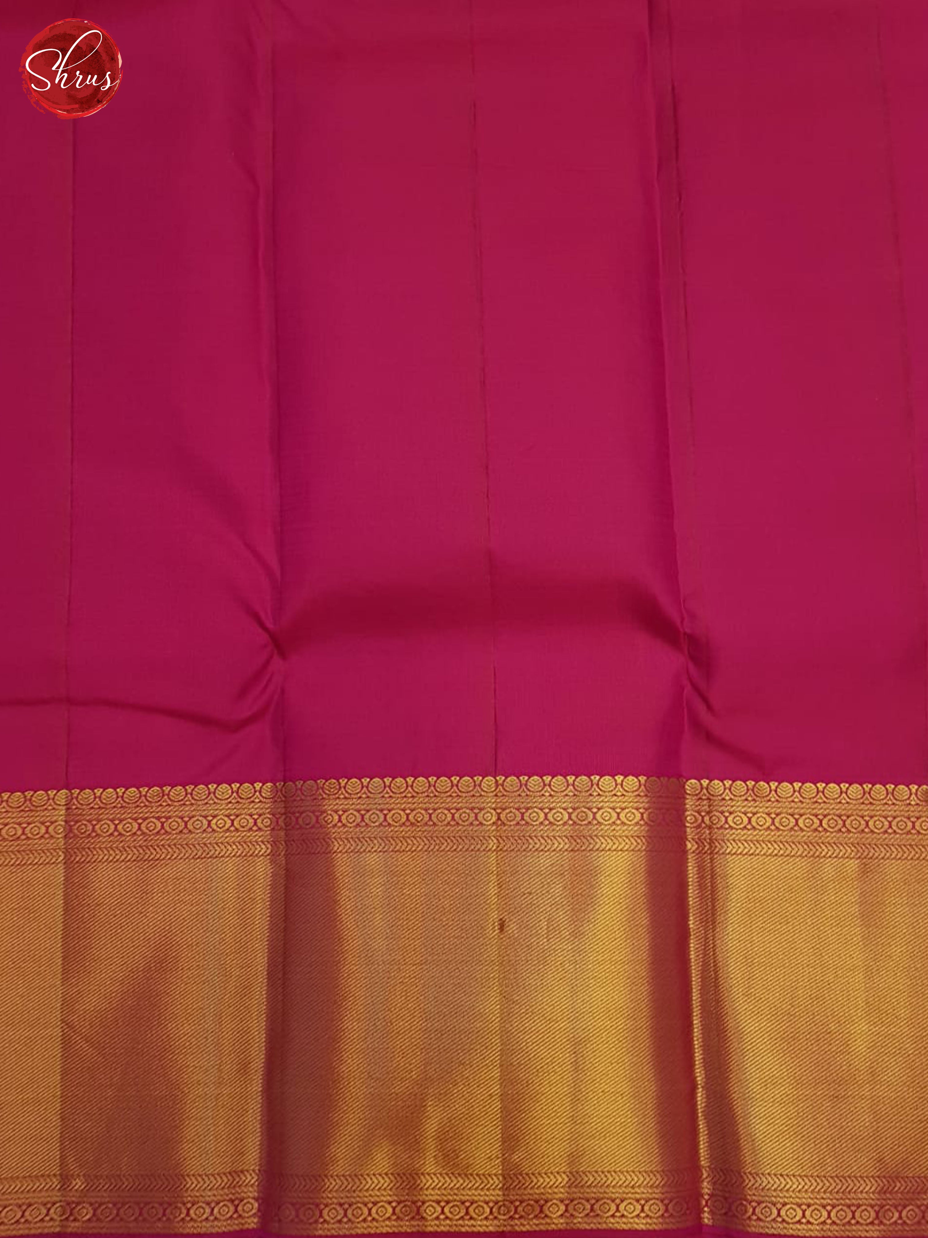 Pink(single tone)-Kanchipuram Silk Saree - Shop on ShrusEternity.com