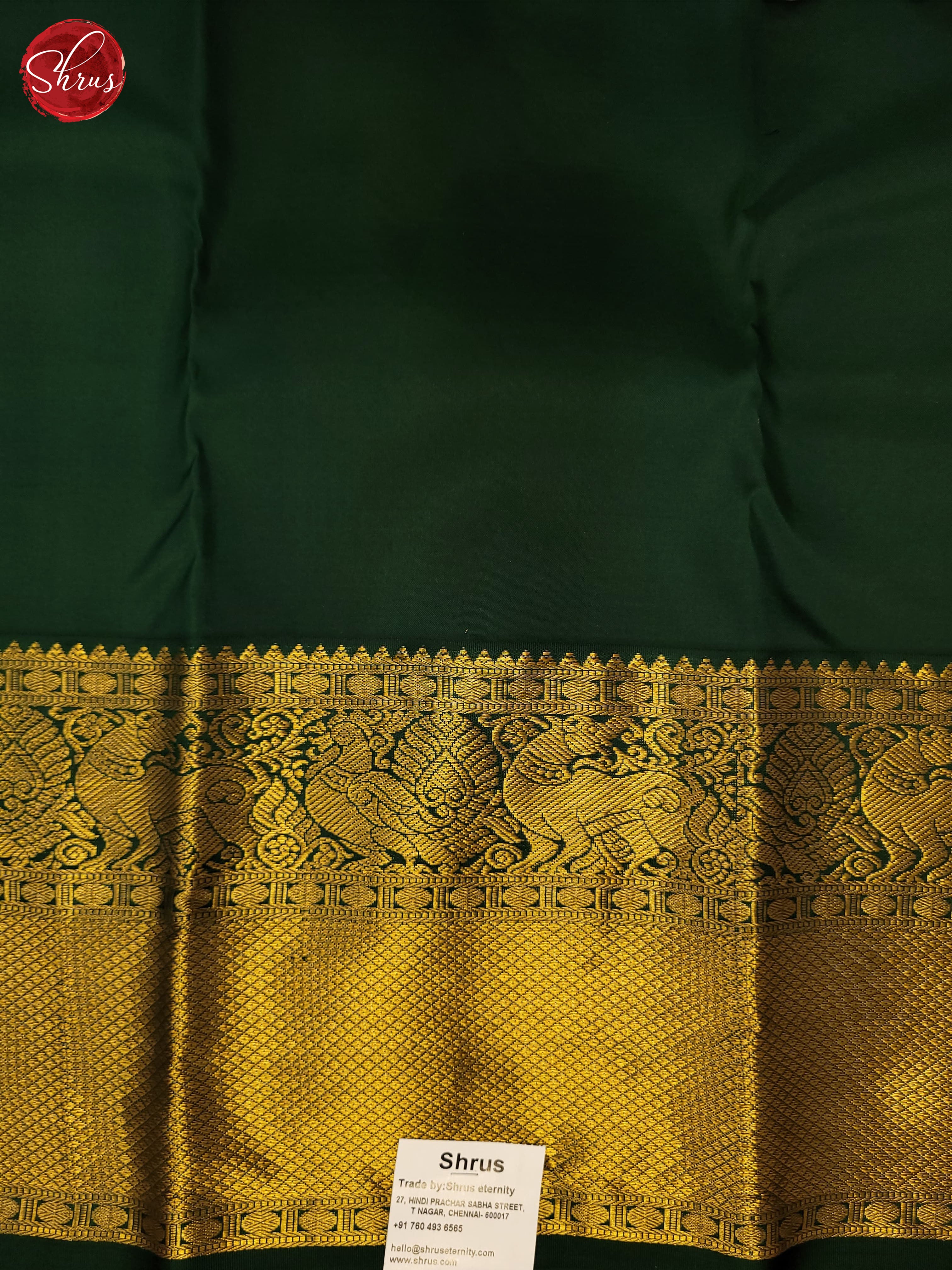 BGS18118 -  Kanchipuram Silk Saree - Shop on ShrusEternity.com