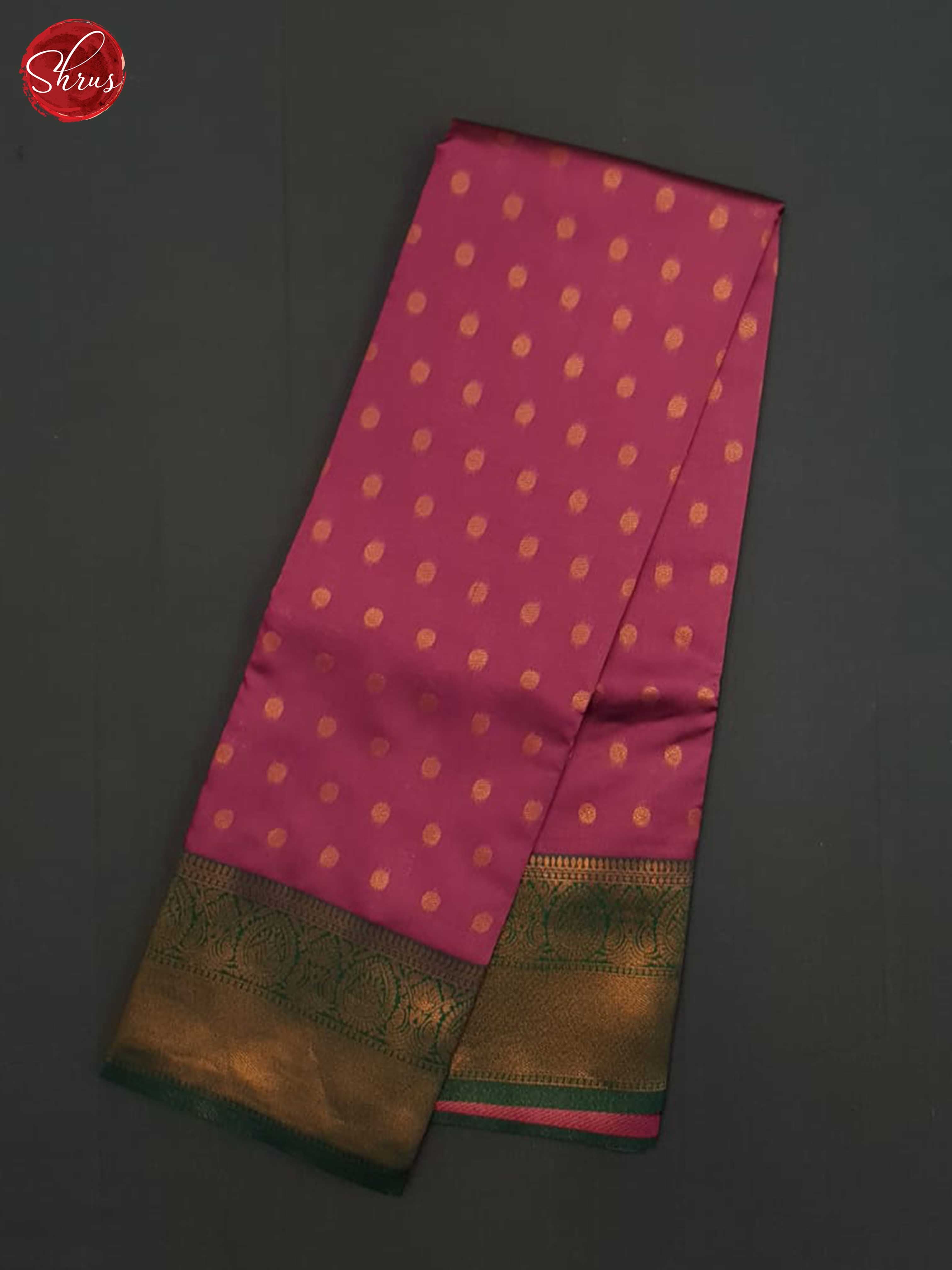 Pink And Green-Semi Soft Silk saree - Shop on ShrusEternity.com