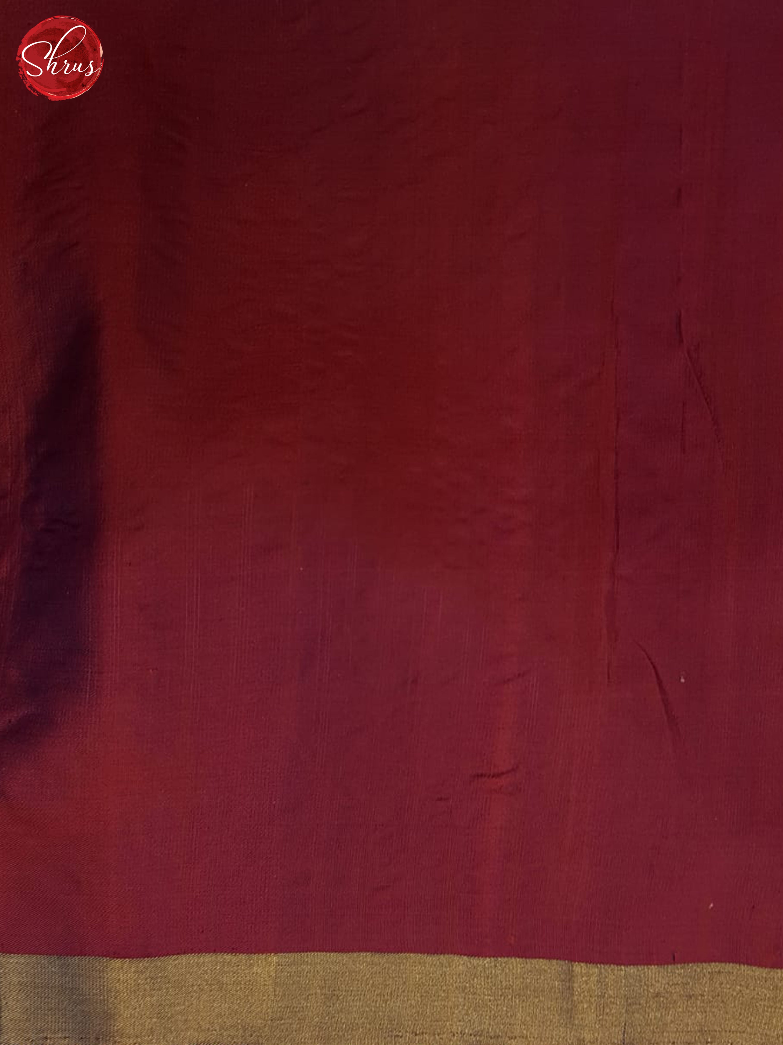 Light Brown & Maroon- Soft Silk Halfpure Saree - Shop on ShrusEternity.com