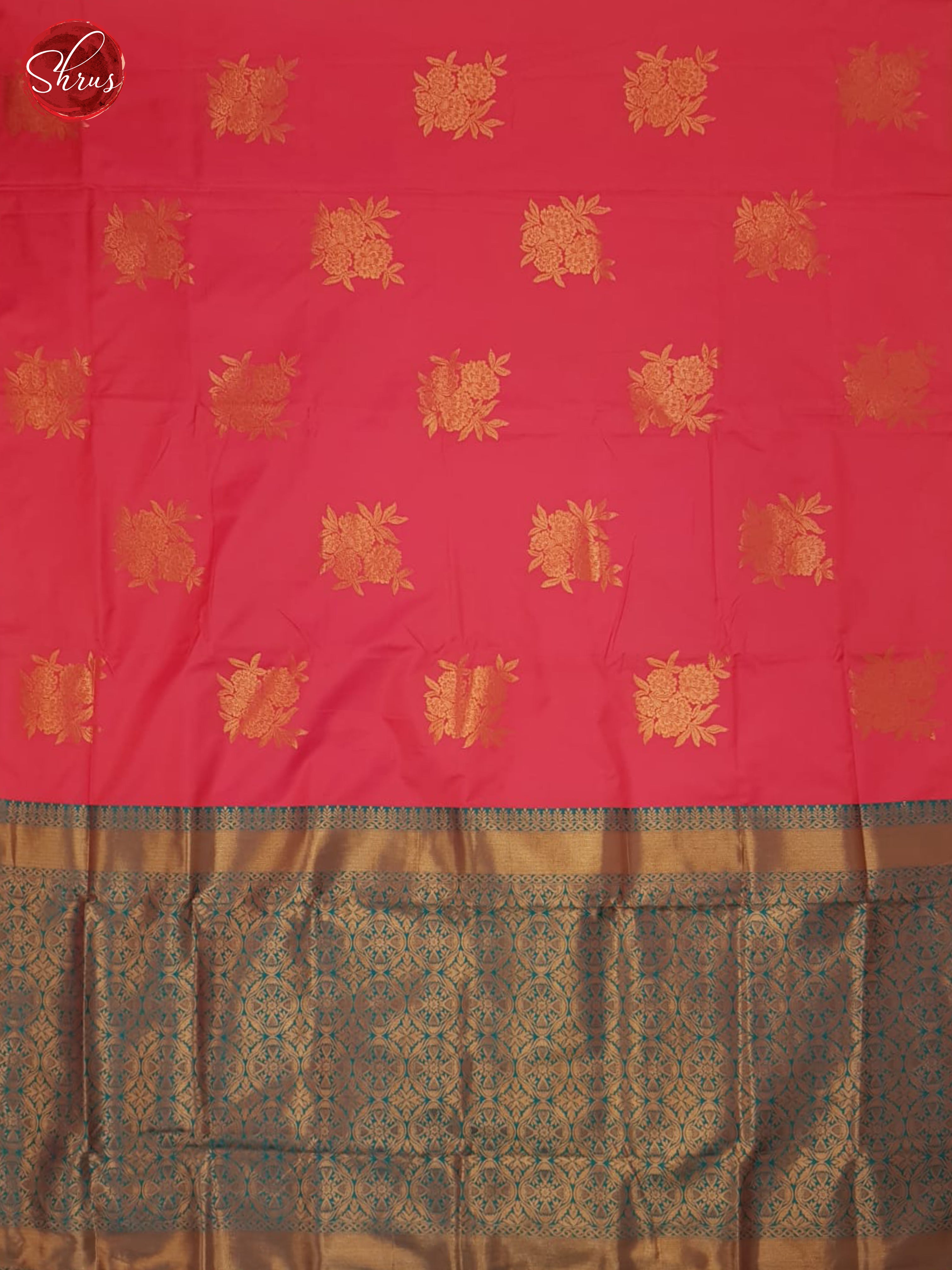 Pink And Green-Semi soft silk saree - Shop on ShrusEternity.com