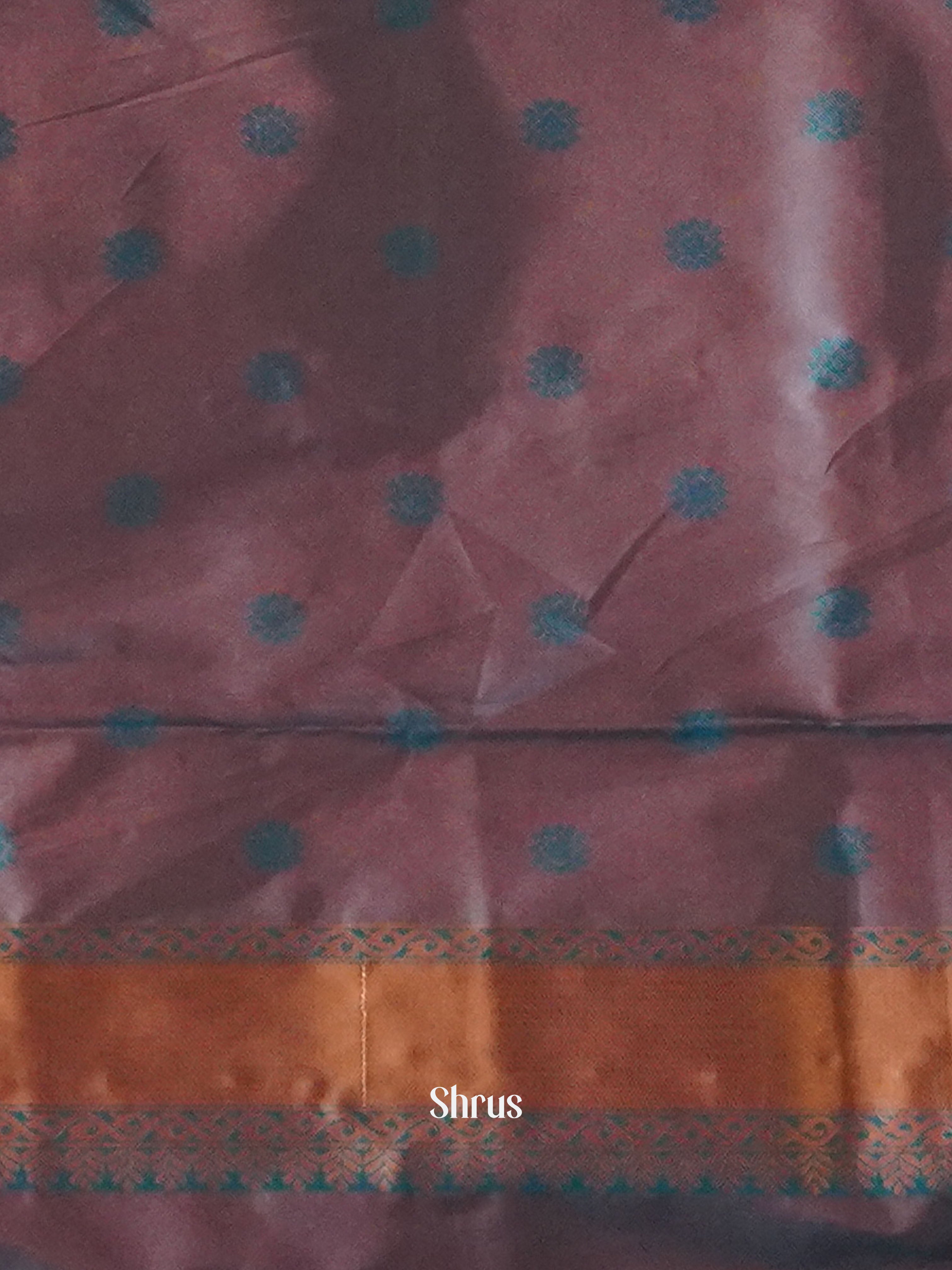 Pink And Green-Semi soft silk saree