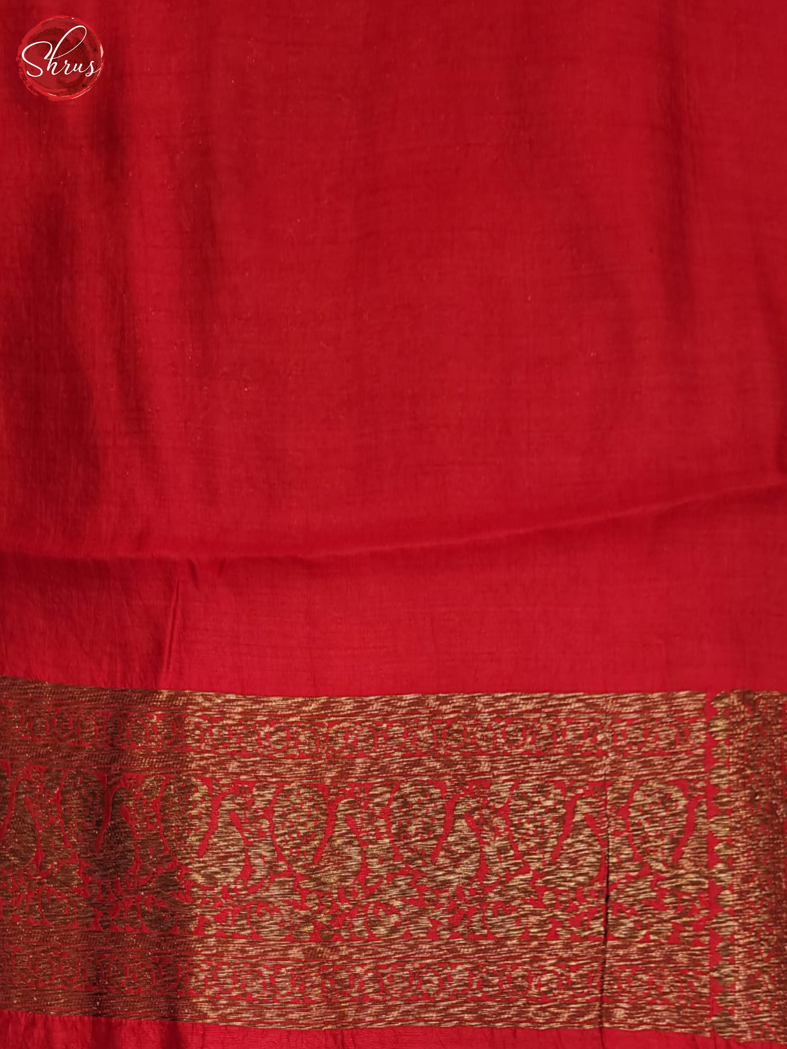 Chickoo & Red- Khatan Saree - Shop on ShrusEternity.com