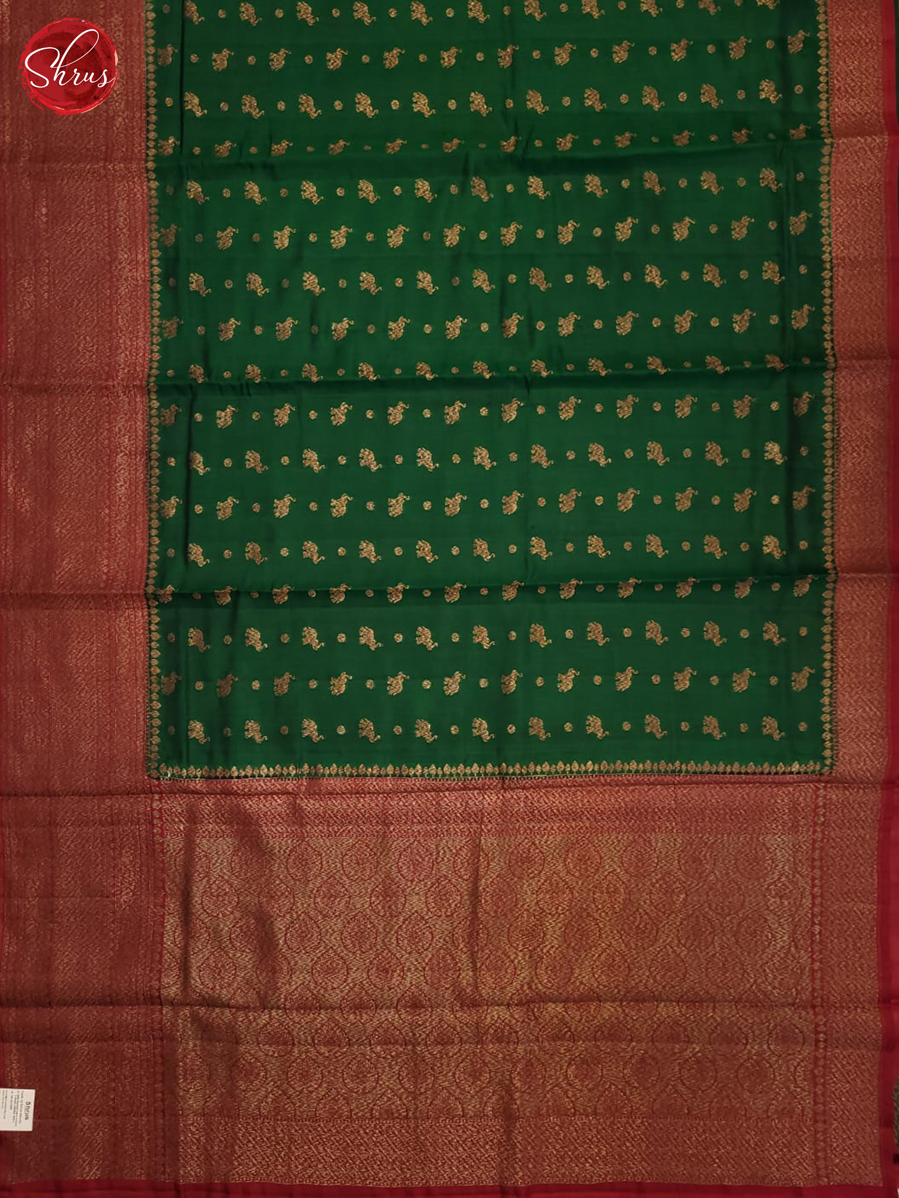 Green & Red- Khatan Saree - Shop on ShrusEternity.com