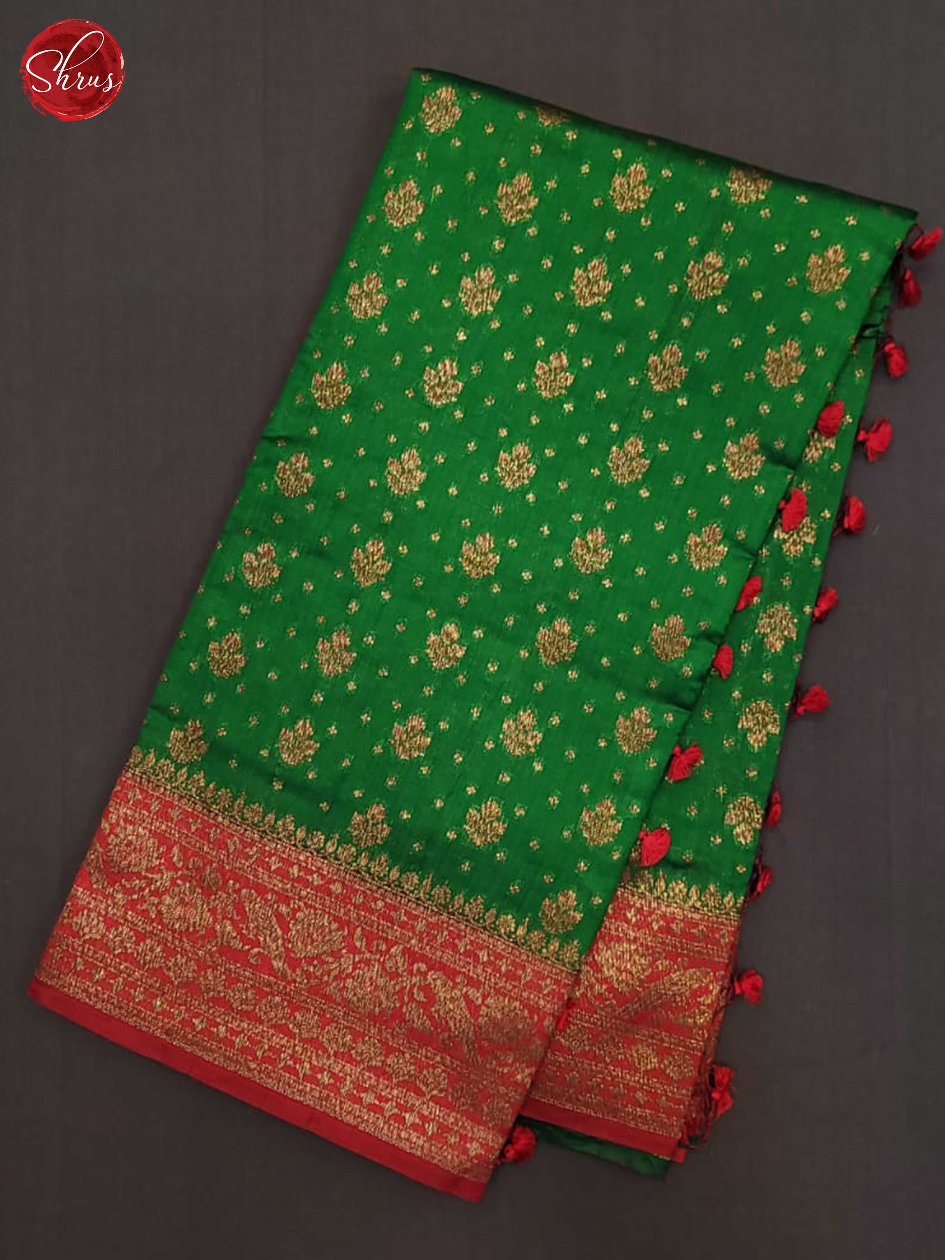 Green & Red - Khatan Saree - Shop on ShrusEternity.com