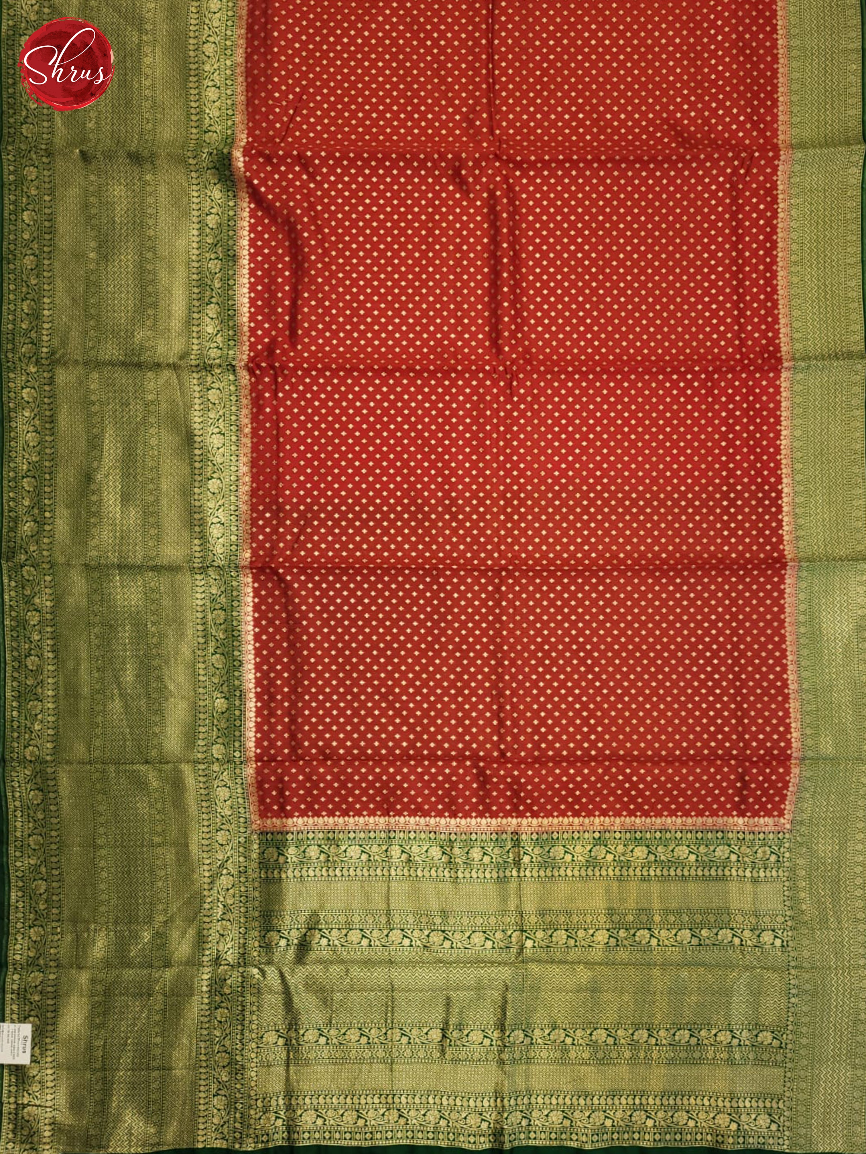 Red & Green - Khatan Saree - Shop on ShrusEternity.com
