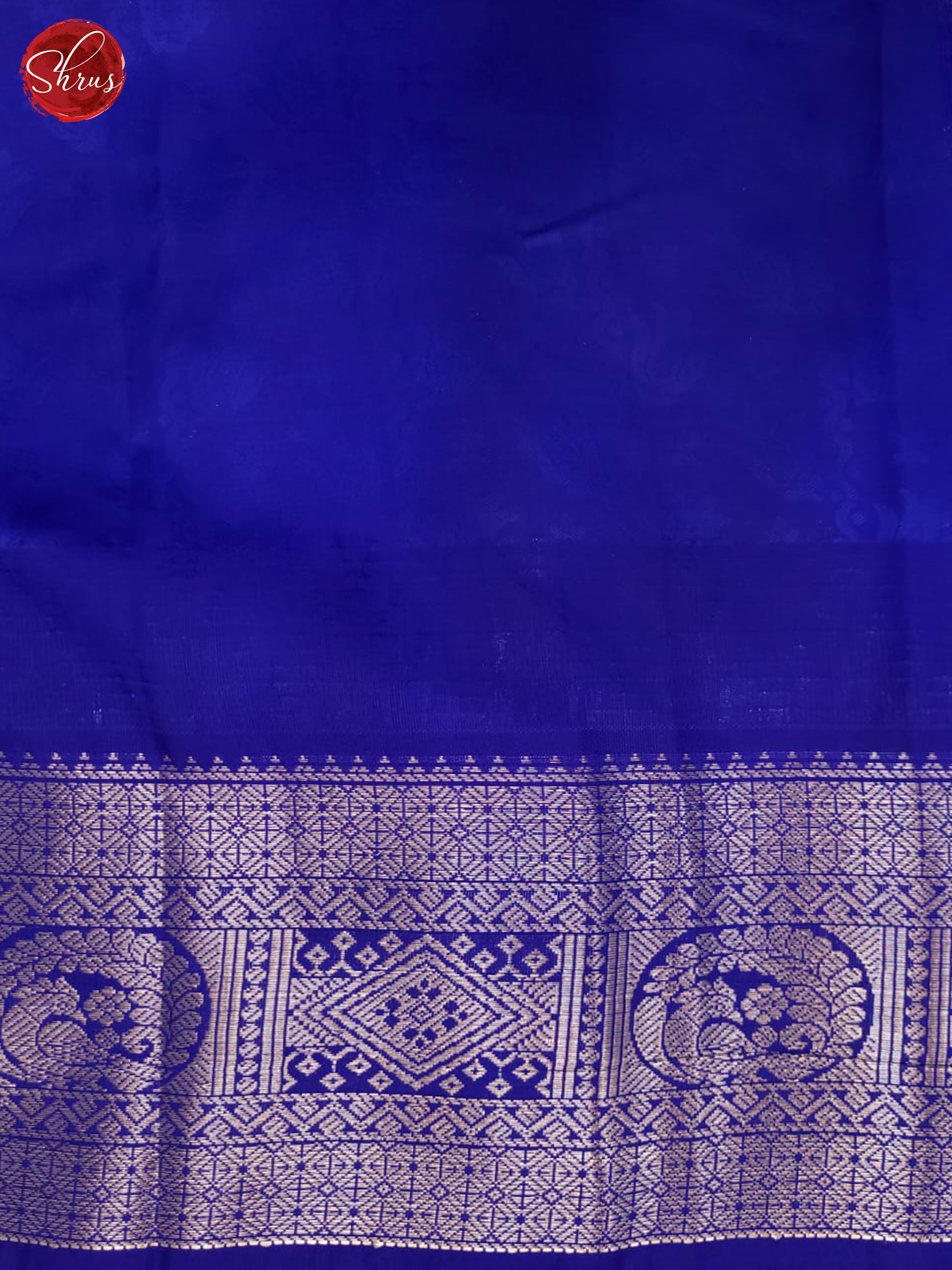 Pink & Blue - Semi Kanchipuram Saree - Shop on ShrusEternity.com