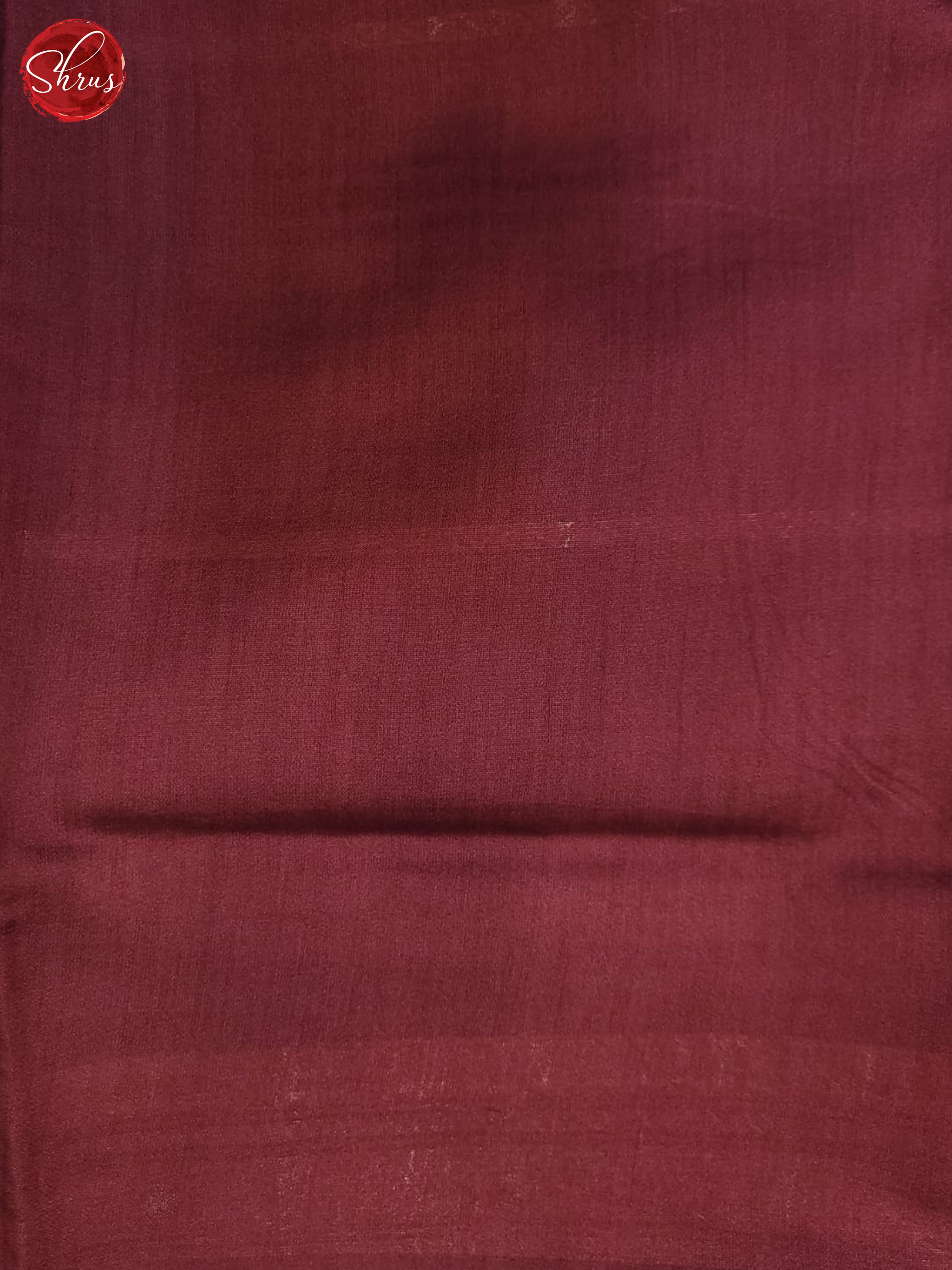 wine(single tone)-Organza saree - Shop on ShrusEternity.com