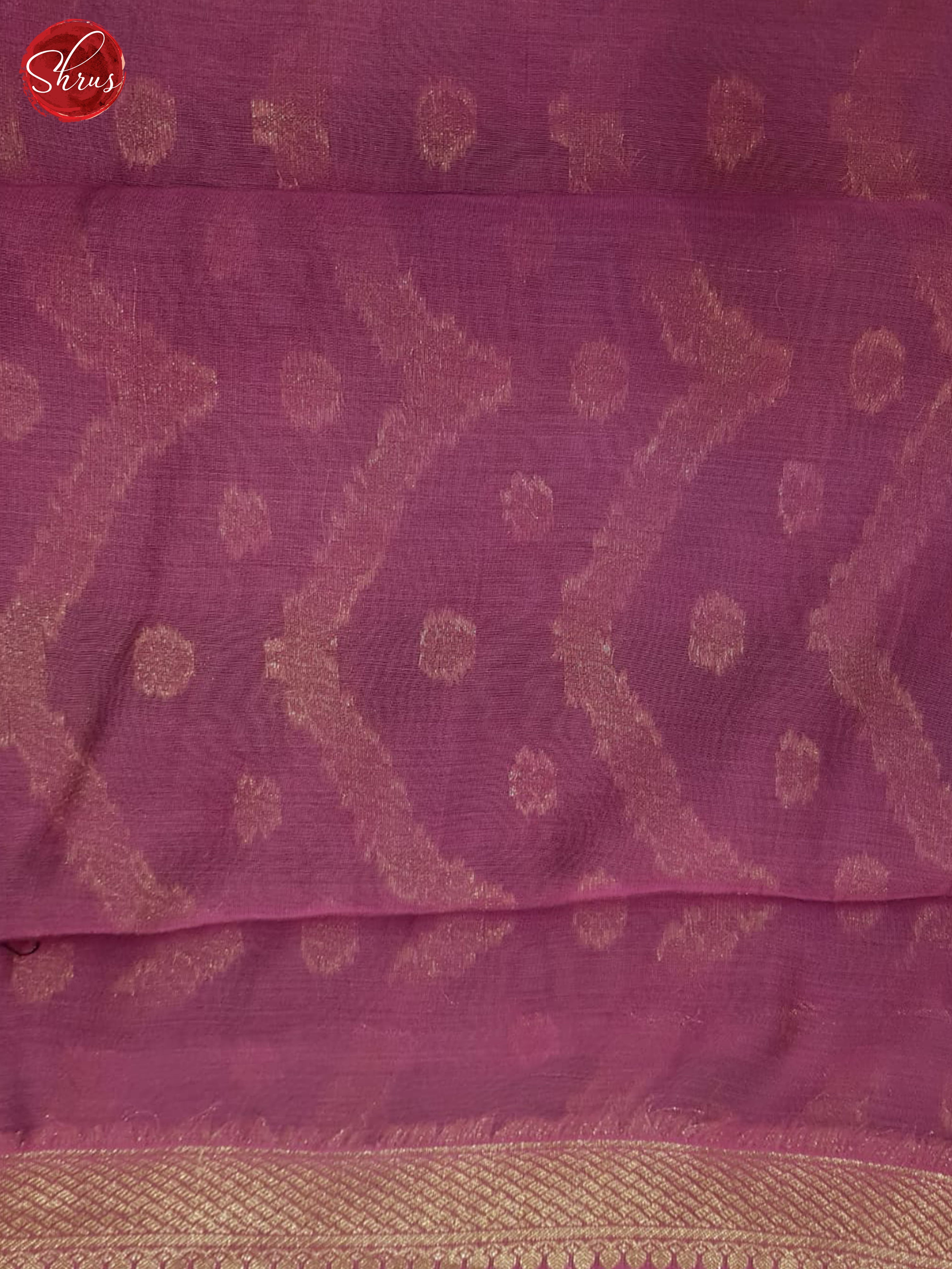 Grey And Pink-North Silk Cotton Saree - Shop on ShrusEternity.com