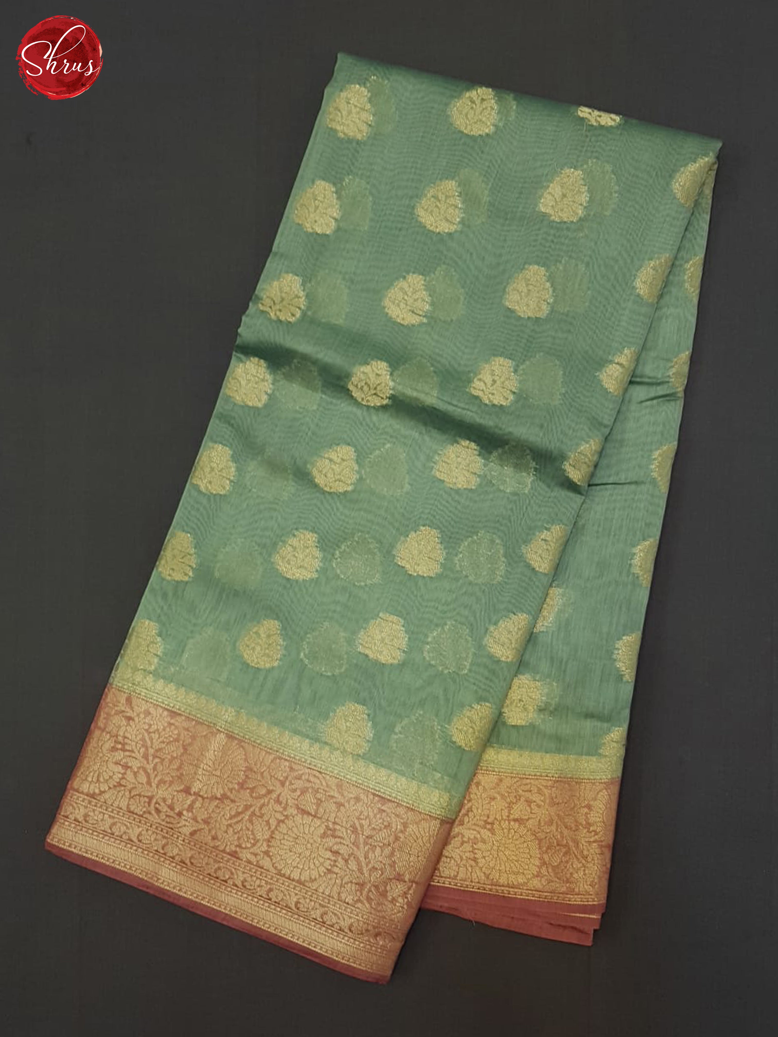 Green & Pink - North Silk Cotton Saree - Shop on ShrusEternity.com