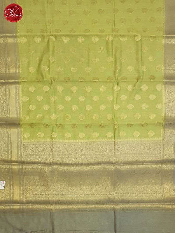 Green And Grey-North Silk Cotton Saree - Shop on ShrusEternity.com