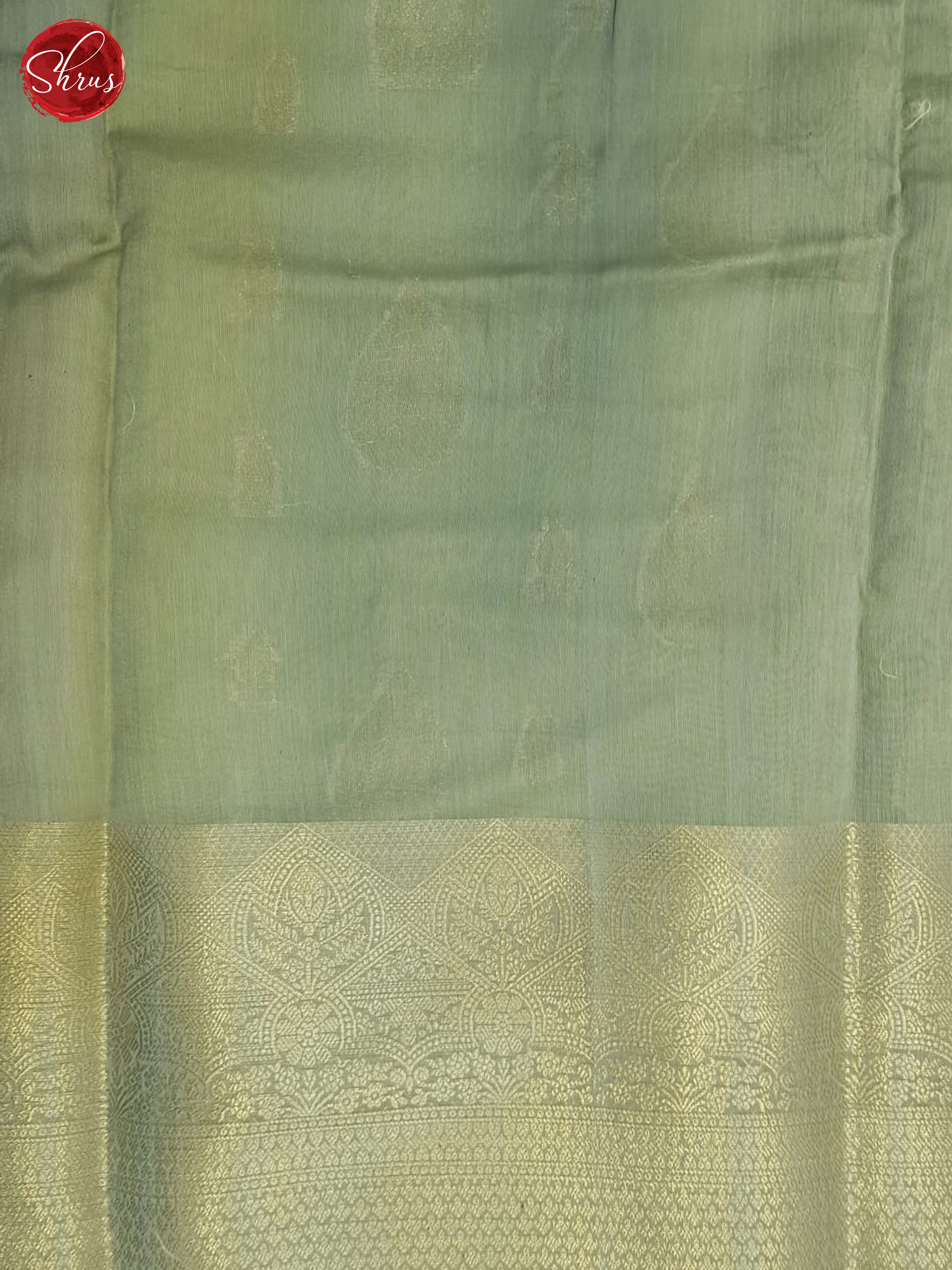 Green & Grey - North Silk Cotton Saree - Shop on ShrusEternity.com