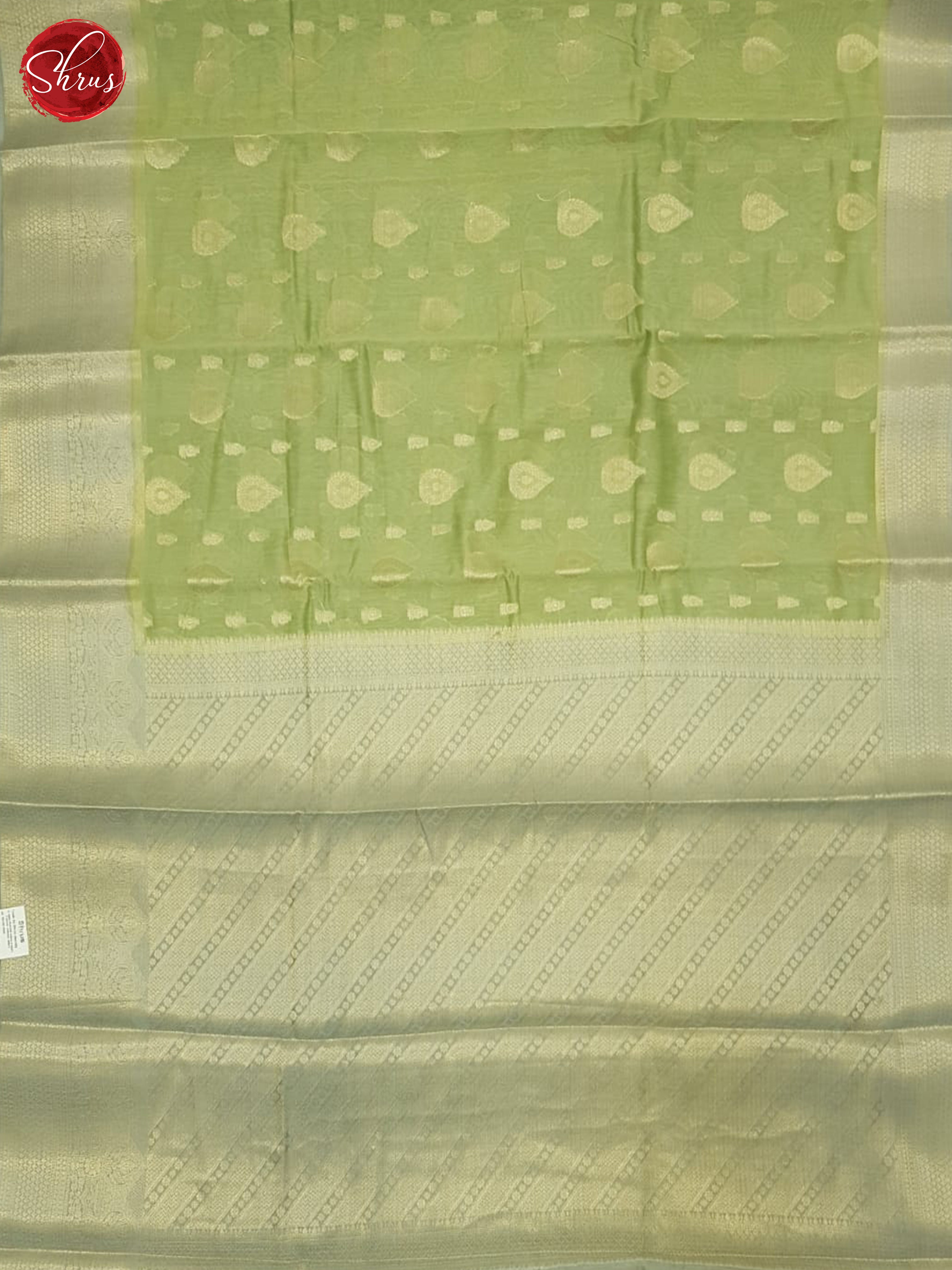 Green & Grey - North Silk Cotton Saree - Shop on ShrusEternity.com