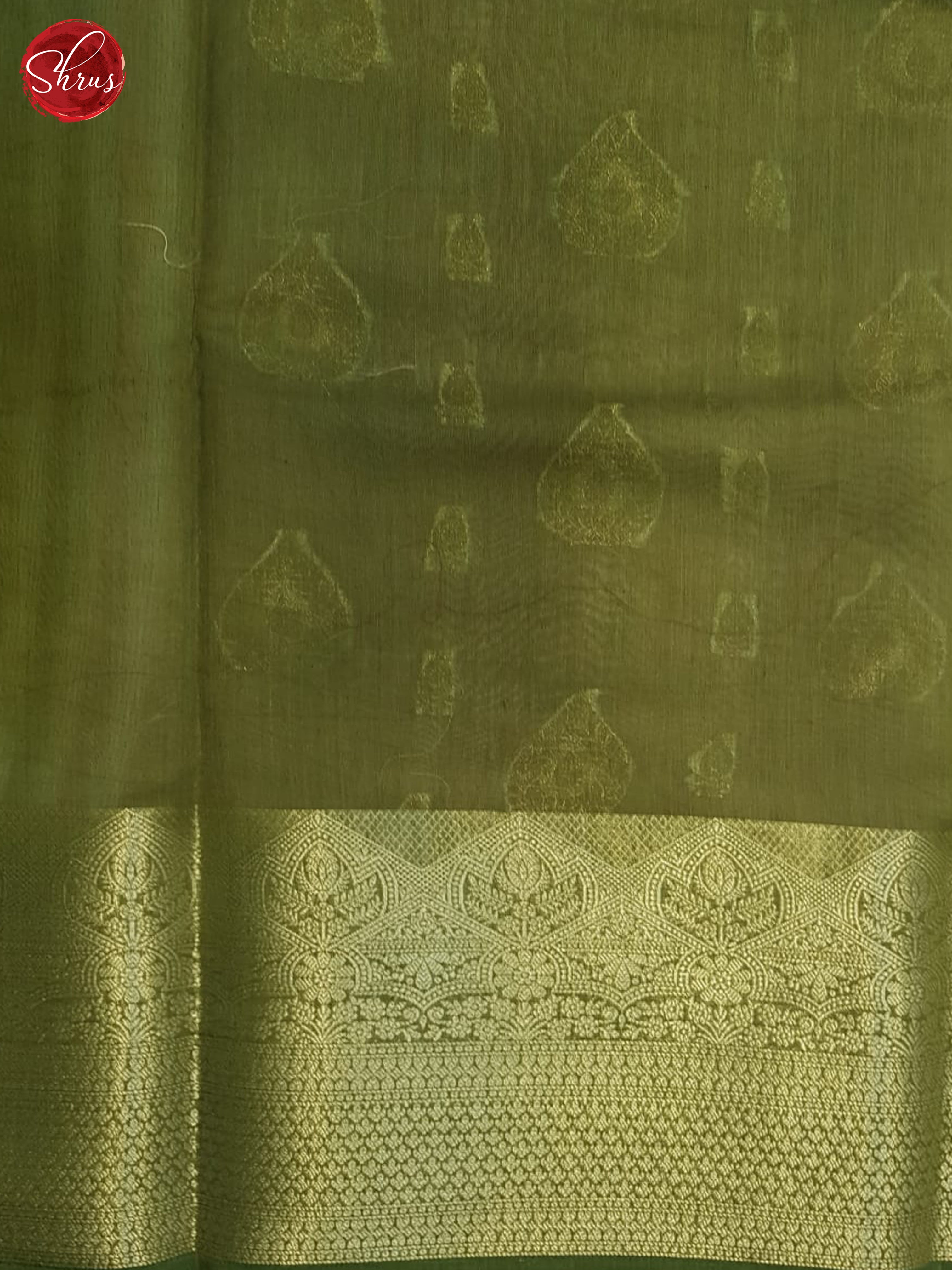 Brown And Green-North Silk Cotton Saree - Shop on ShrusEternity.com