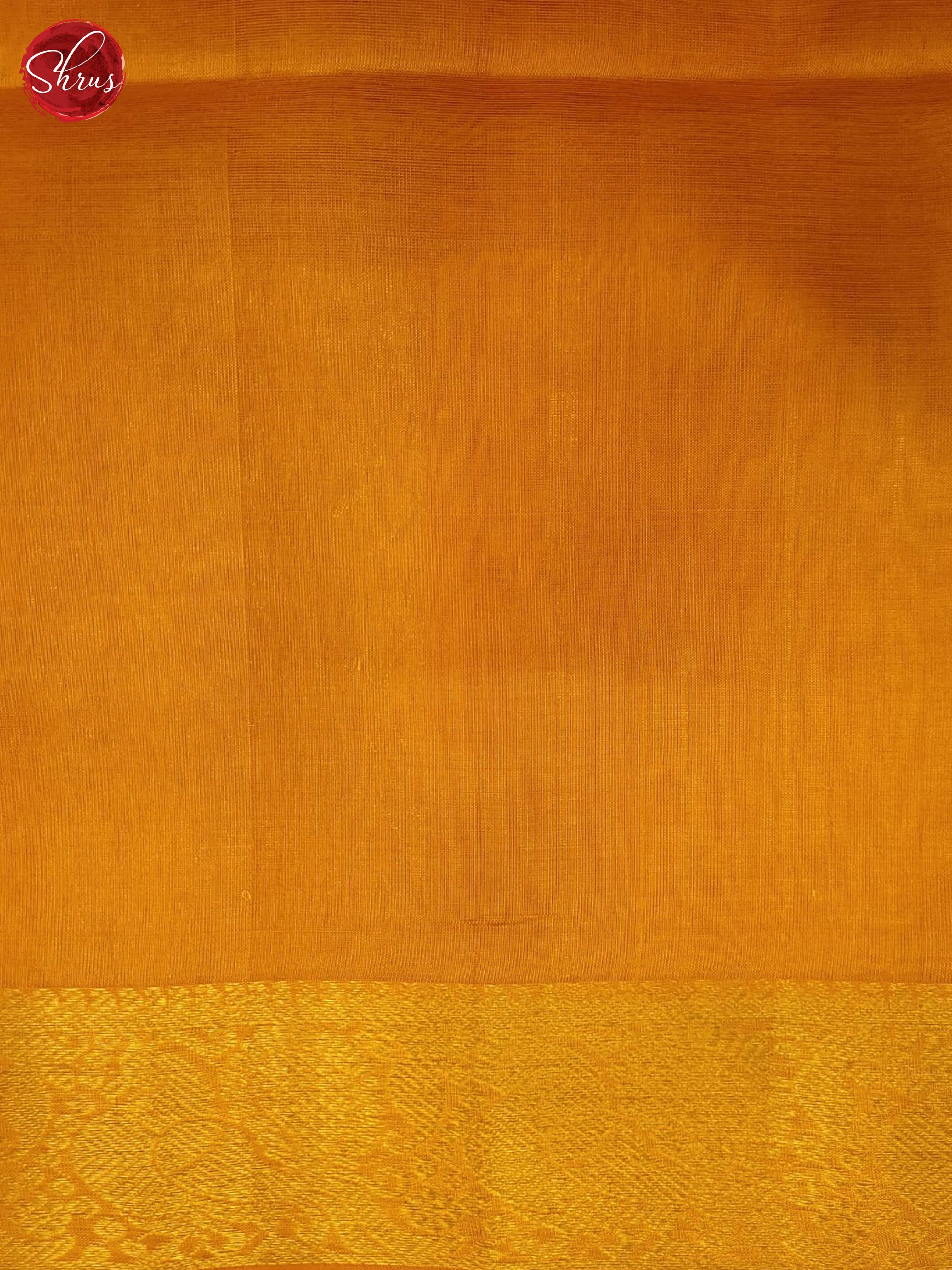 vadamalli and mustard-Silk cotton saree - Shop on ShrusEternity.com