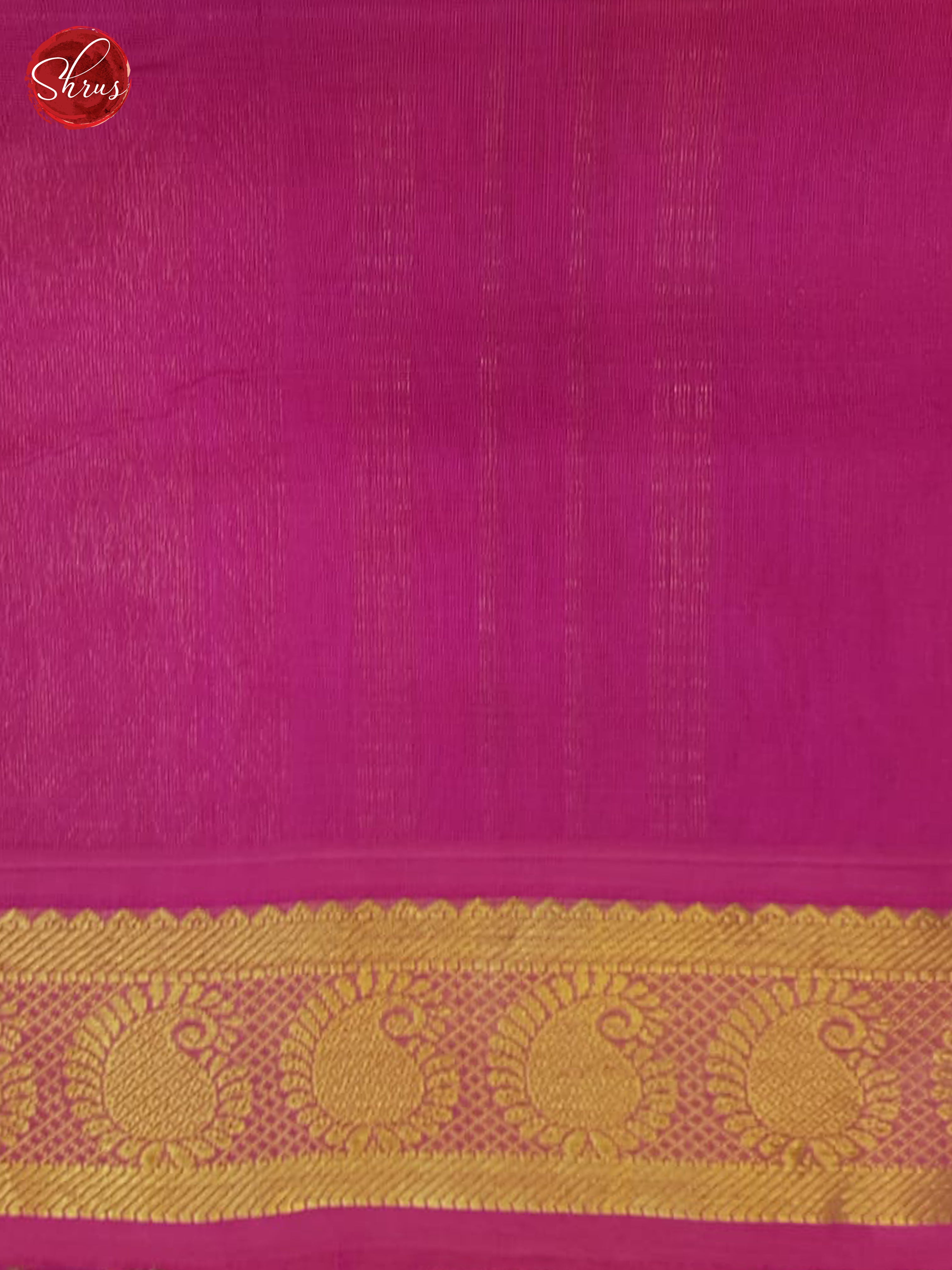 Green And Pink-Silk cotton saree - Shop on ShrusEternity.com