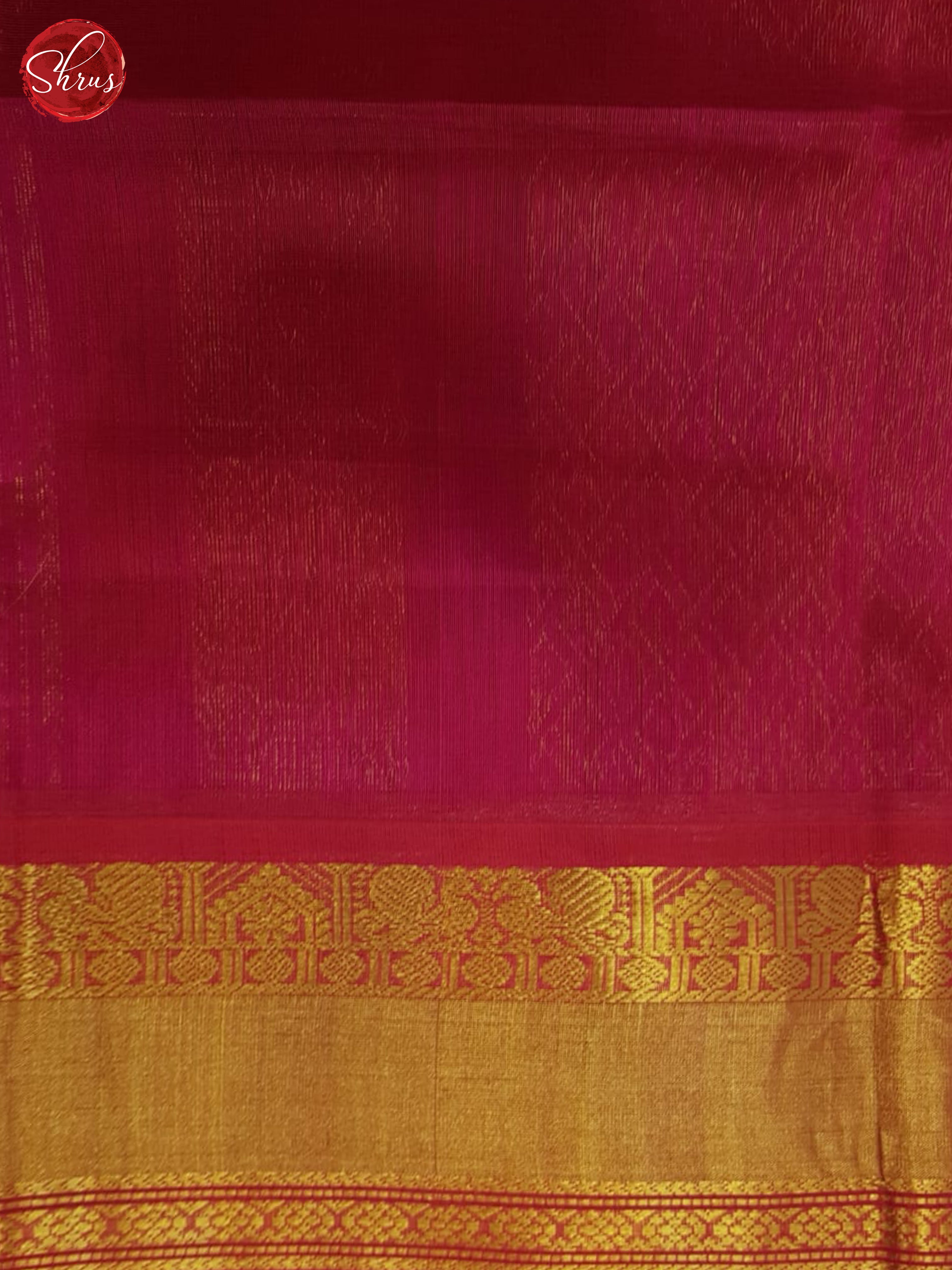 Green & Pink - Silk Cotton Saree - Shop on ShrusEternity.com