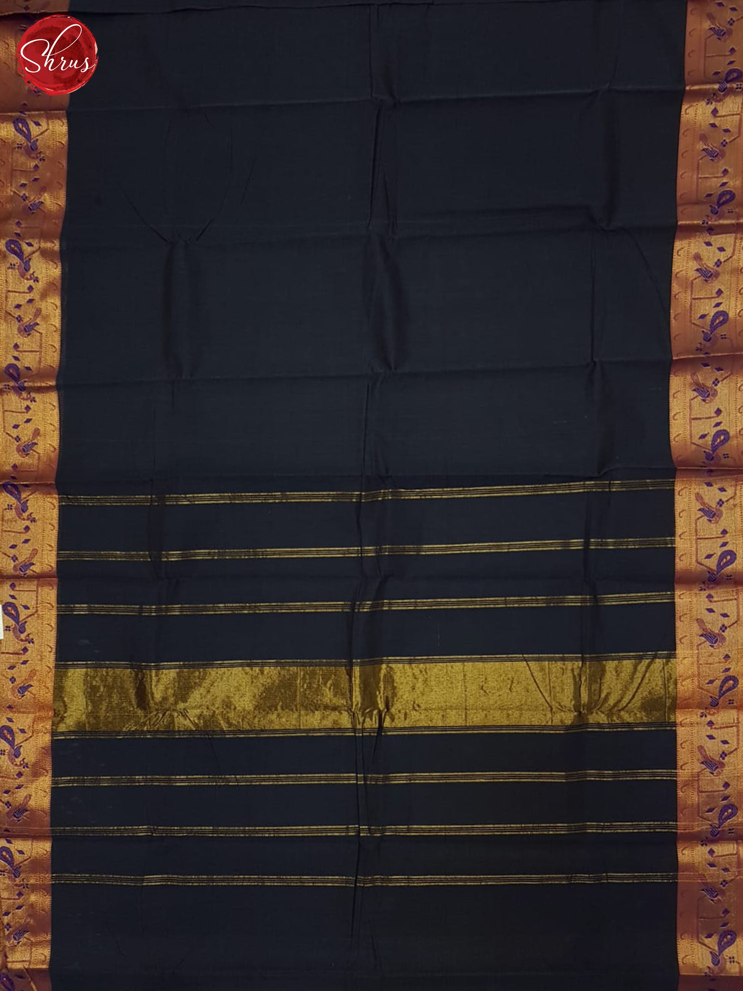 Elephant Grey & Green - Chettinad Cotton Saree - Shop on ShrusEternity.com