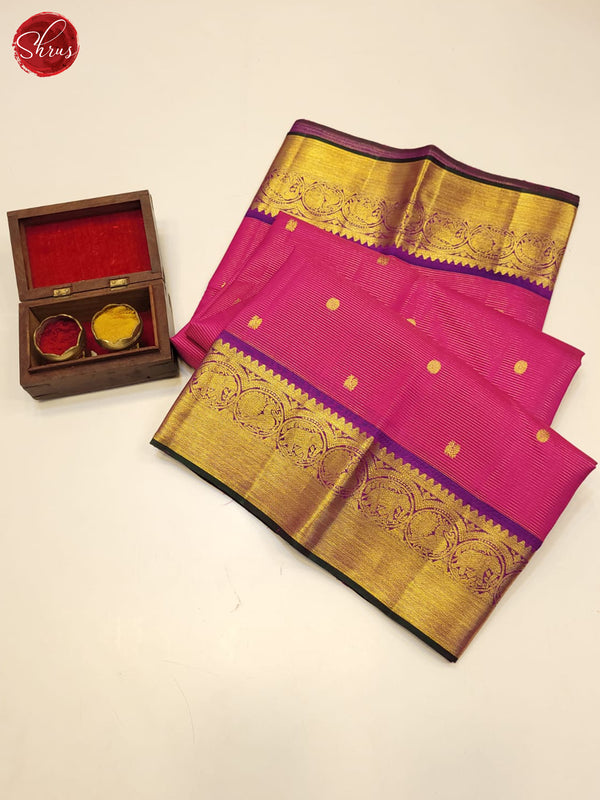 BHS03007 - Kanchipuram silk Saree - Shop on ShrusEternity.com
