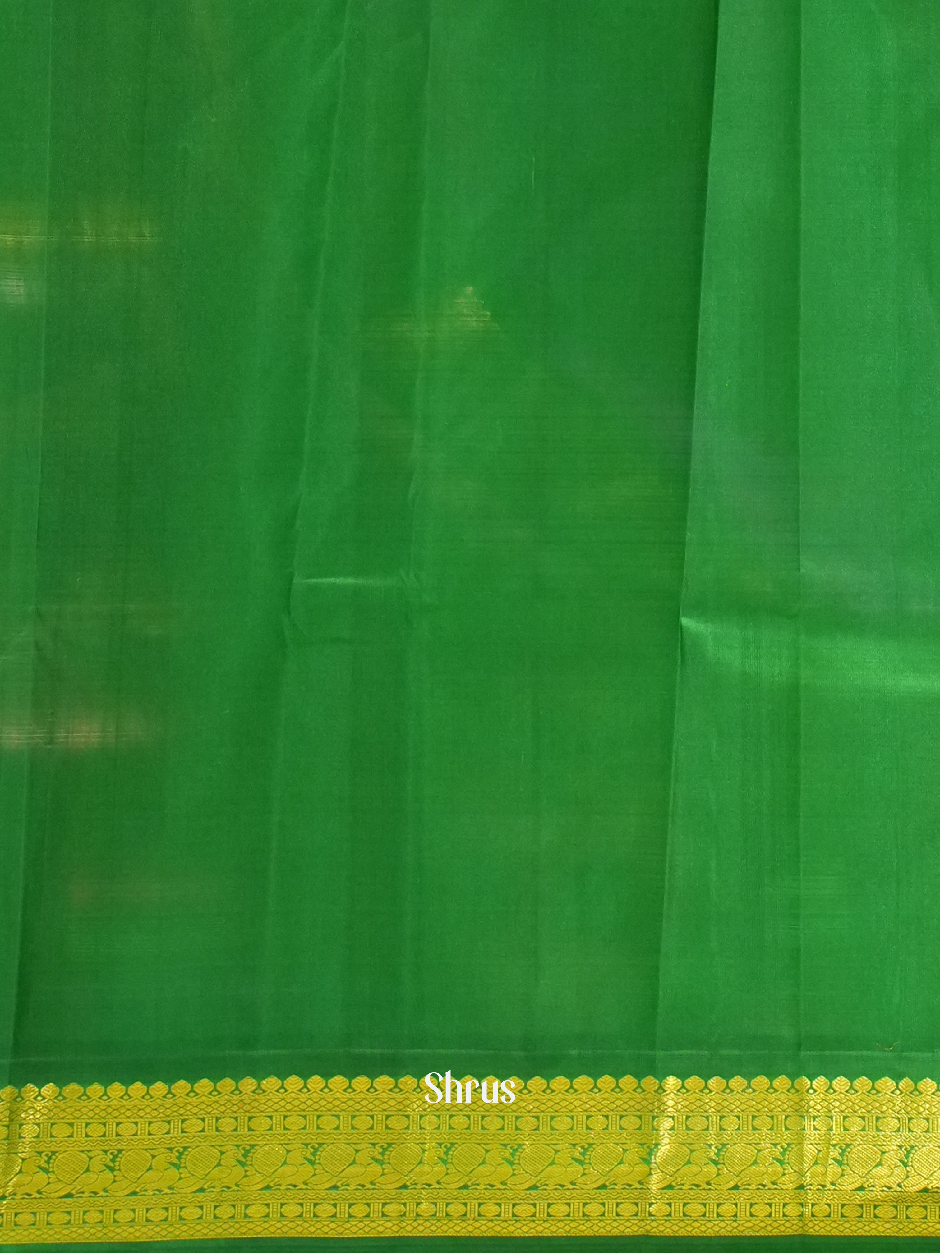 Vadamalli And Green - Korvai Kanchipuram Silk Saree