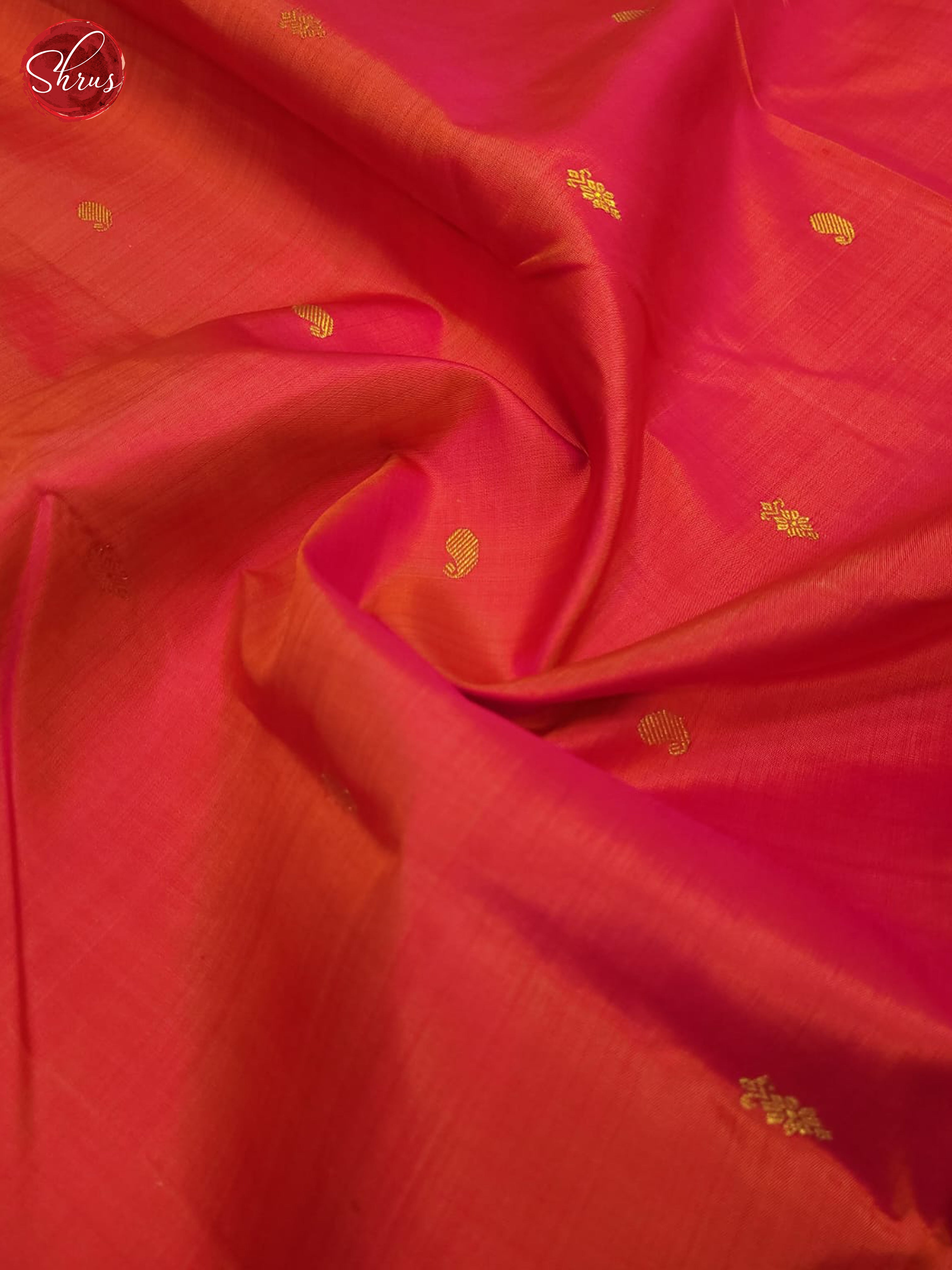 Pink & Blue - Kanchipuram silk Saree - Shop on ShrusEternity.com