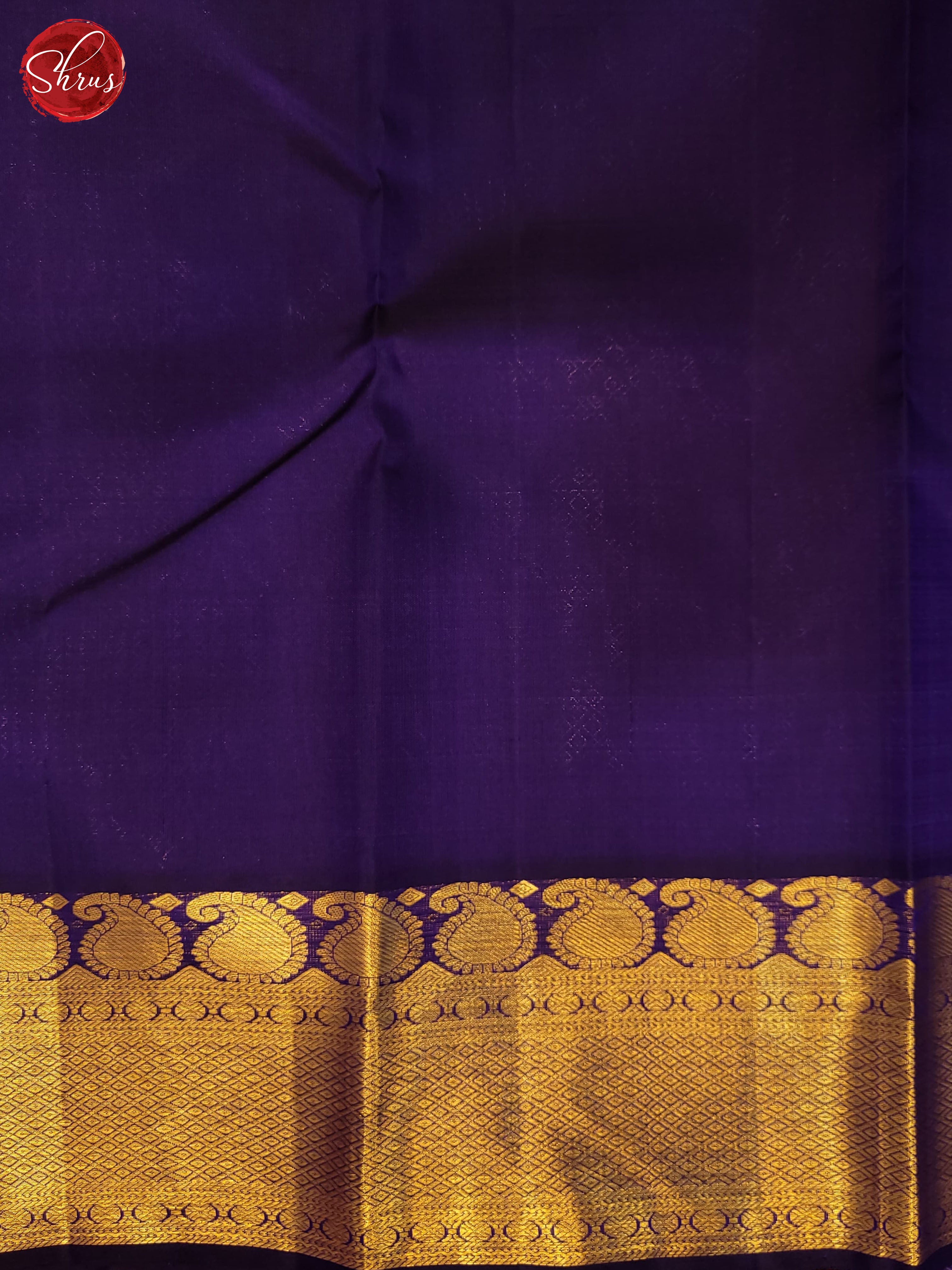 Pink and Blue-Kanchipuram Silk Saree - Shop on ShrusEternity.com