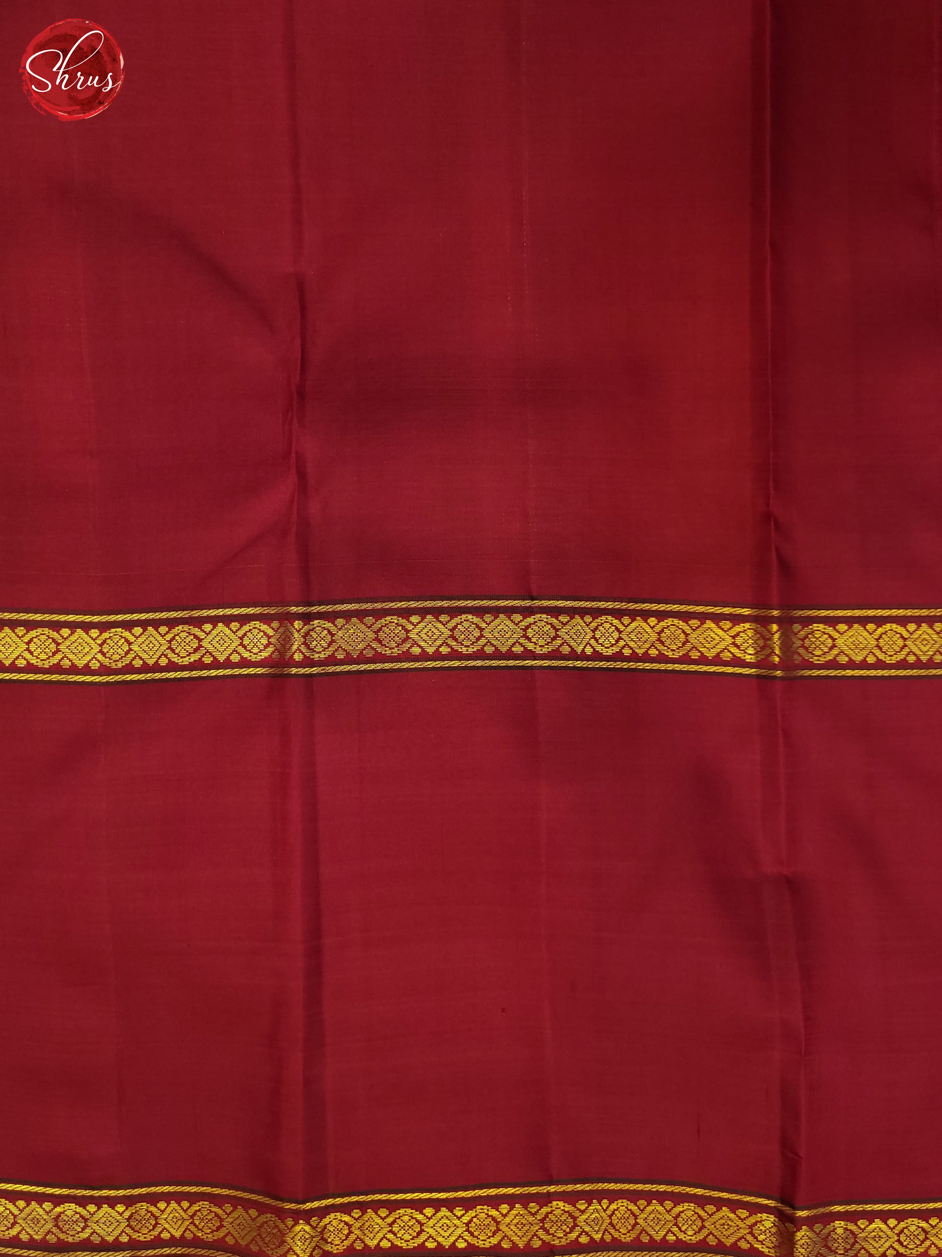 Yellow Red and Green-Kanchipuram Silk saree - Shop on ShrusEternity.com