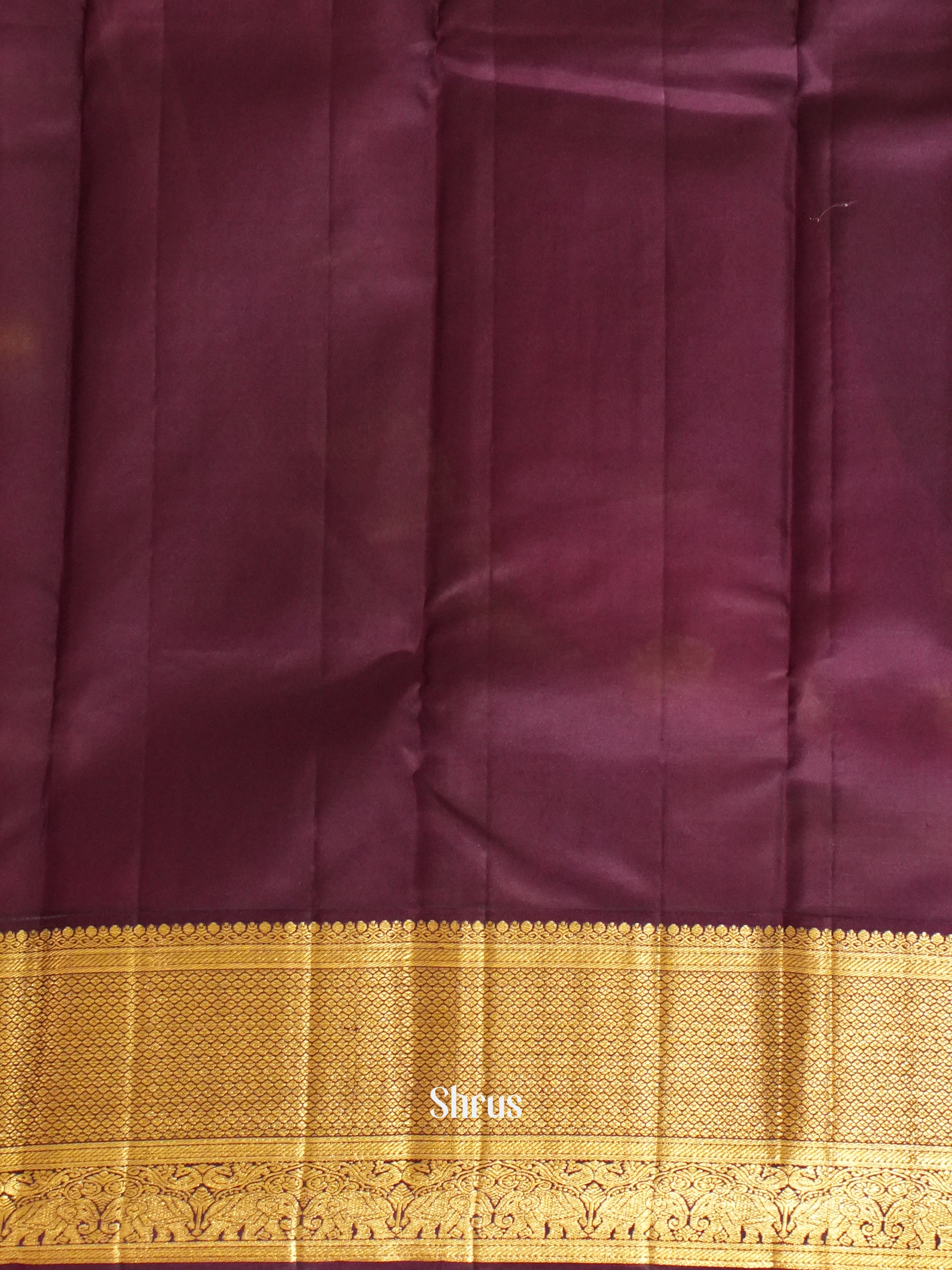 Pink  & Purple - Korvai Kanchipuram silk Saree