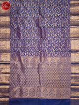 Blue(Single tone) - Kanchipuram silk Saree - Shop on ShrusEternity.com