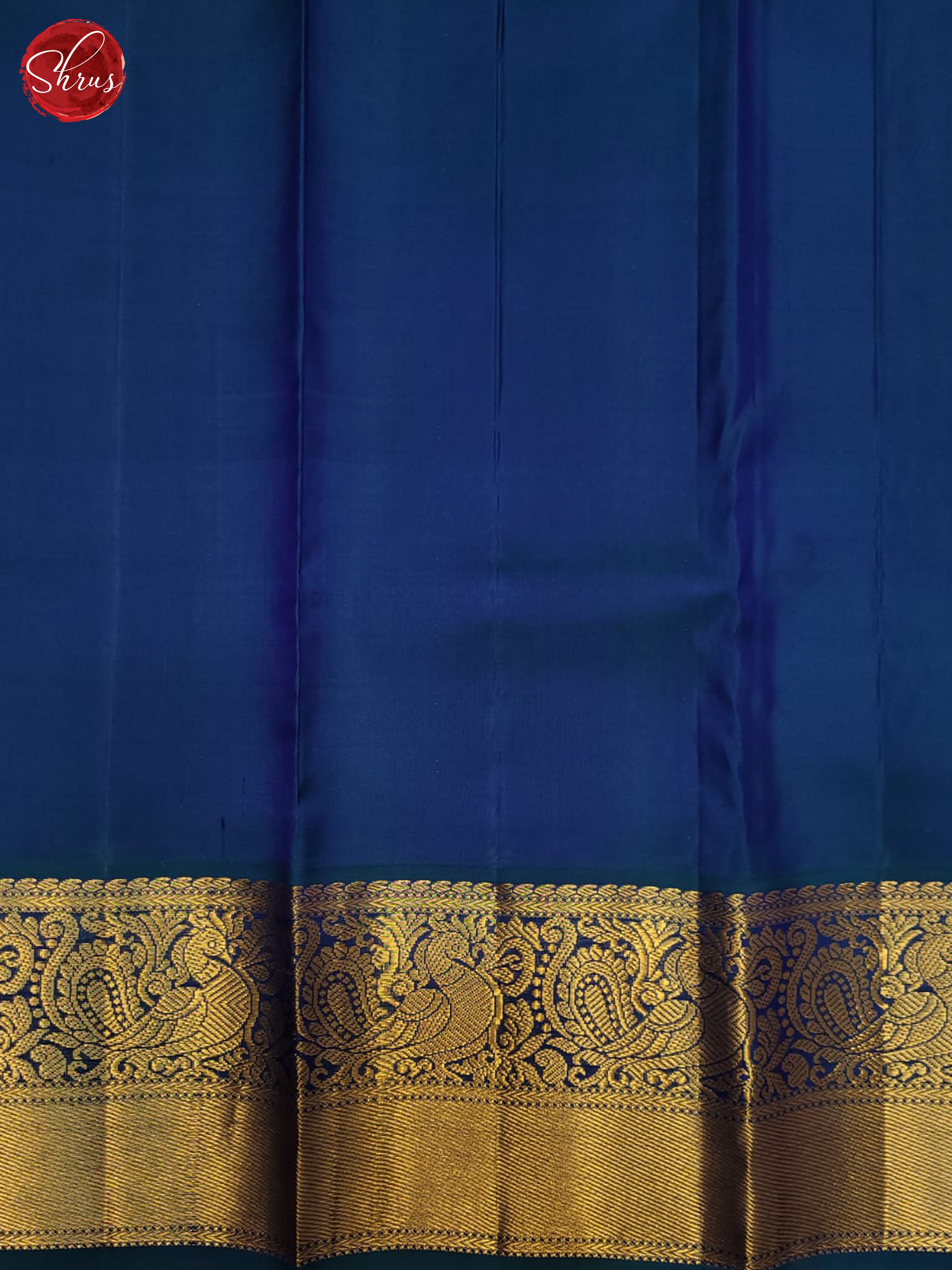 Pink & Blue - Kanchipuram silk Saree - Shop on ShrusEternity.com