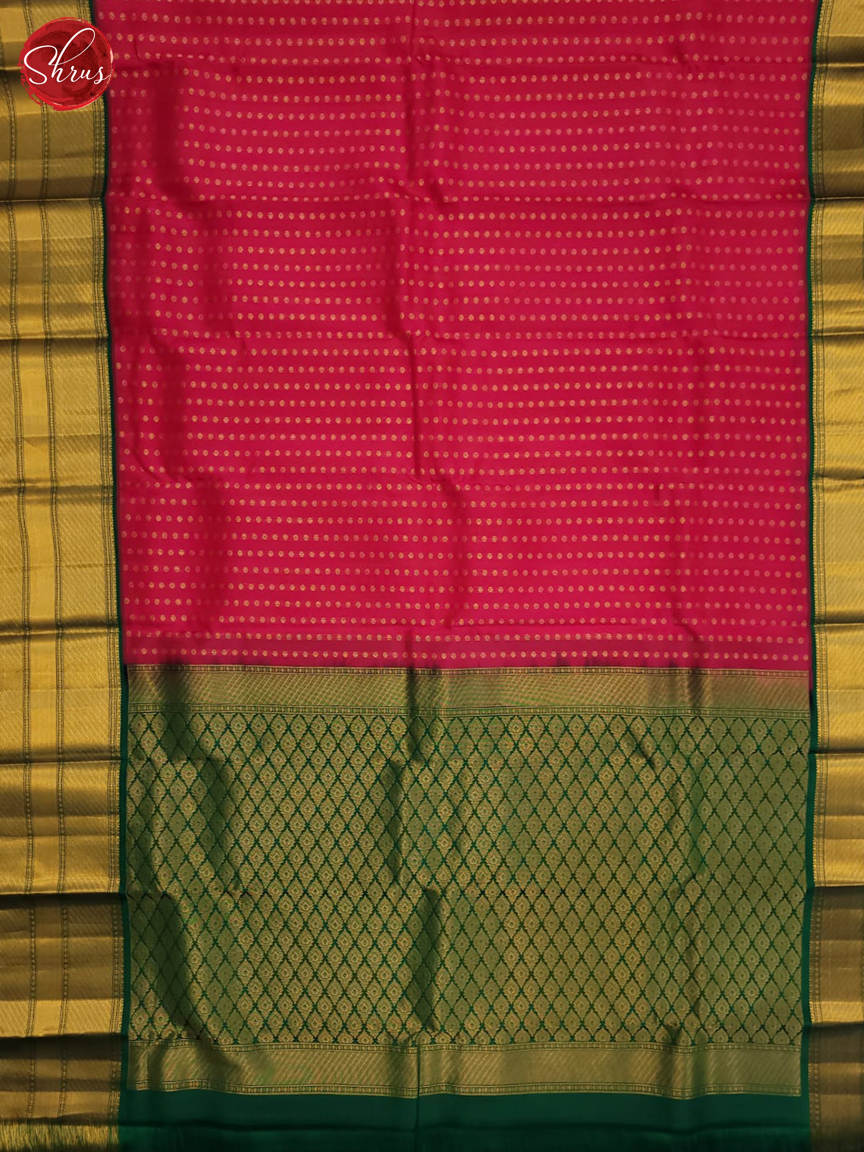 BHS03263 - Kanchipuram halfpure Saree - Shop on ShrusEternity.com