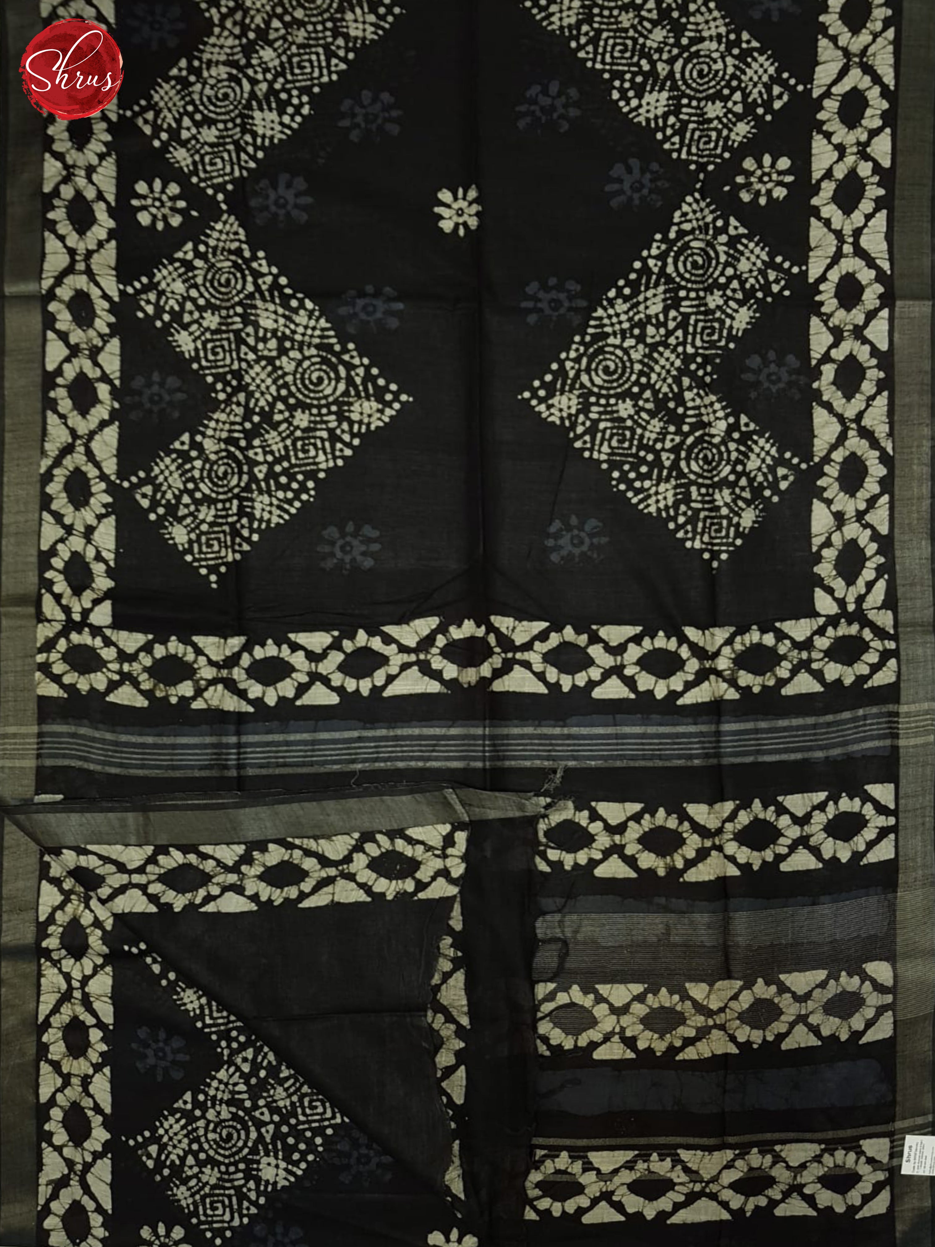 BHS05075 - Linen Cotton Saree - Shop on ShrusEternity.com