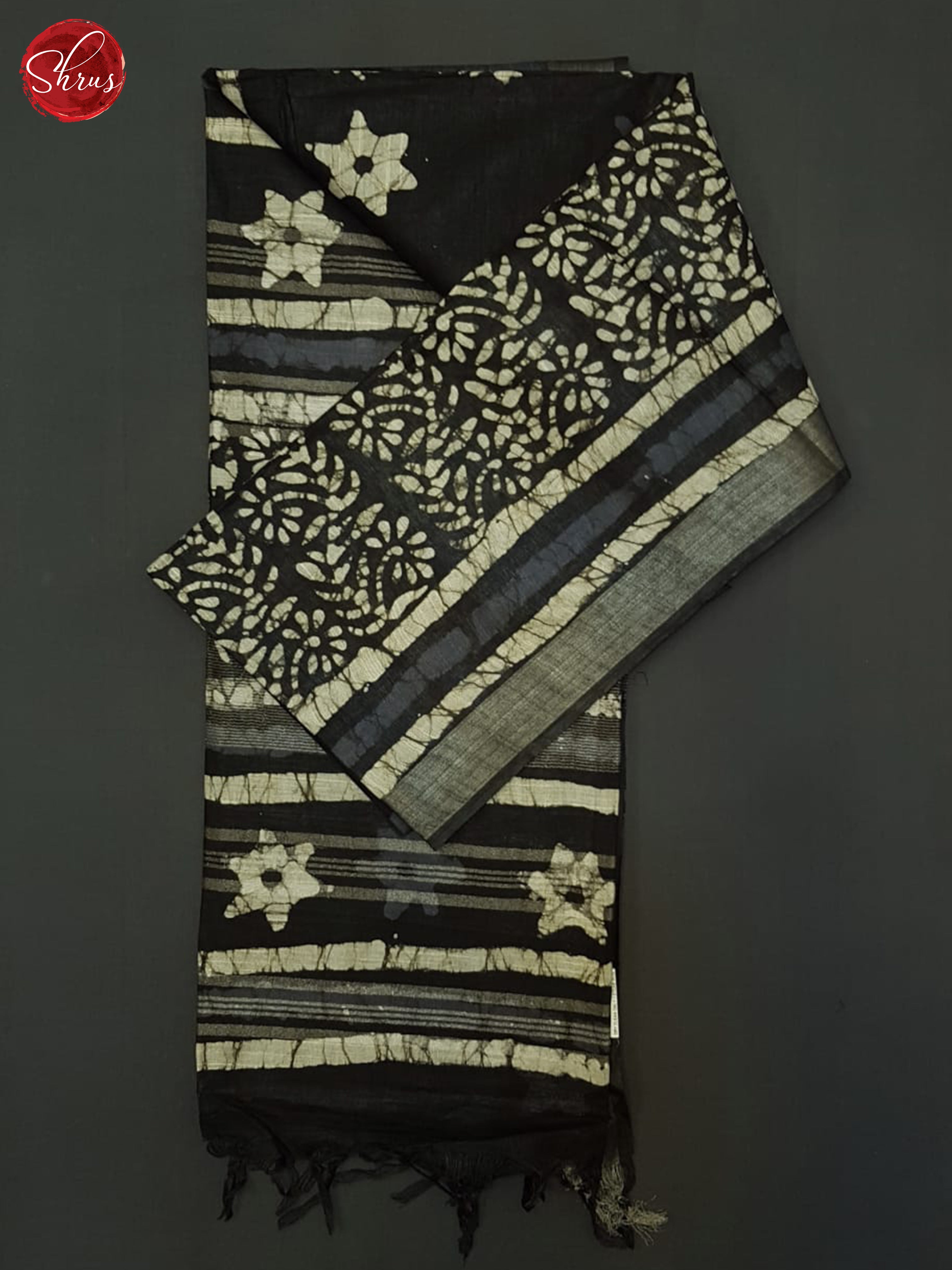 BHS05076 - Linen Cotton Saree - Shop on ShrusEternity.com