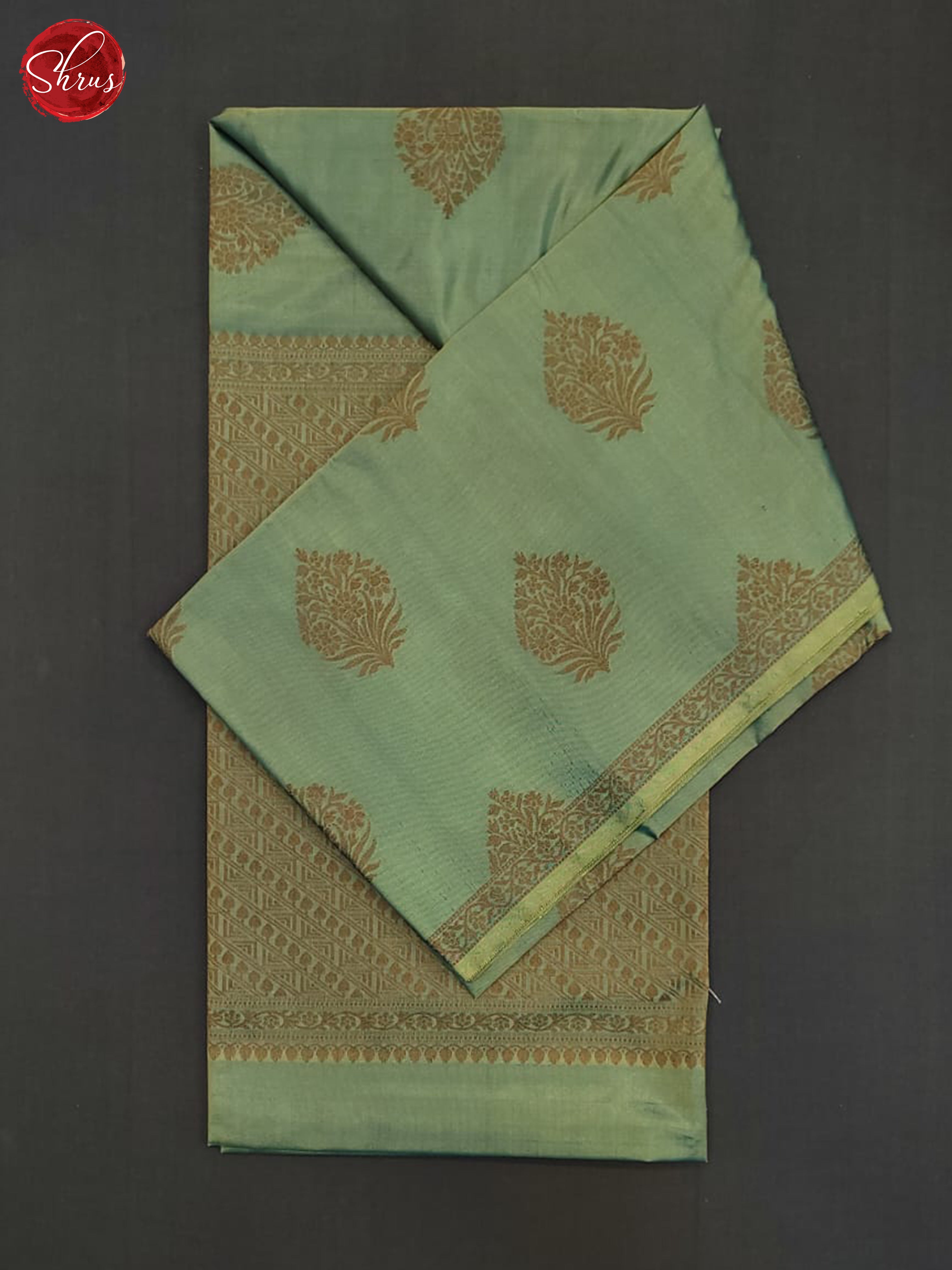 Green(Single tone)- Semi Softsilk Saree - Shop on ShrusEternity.com