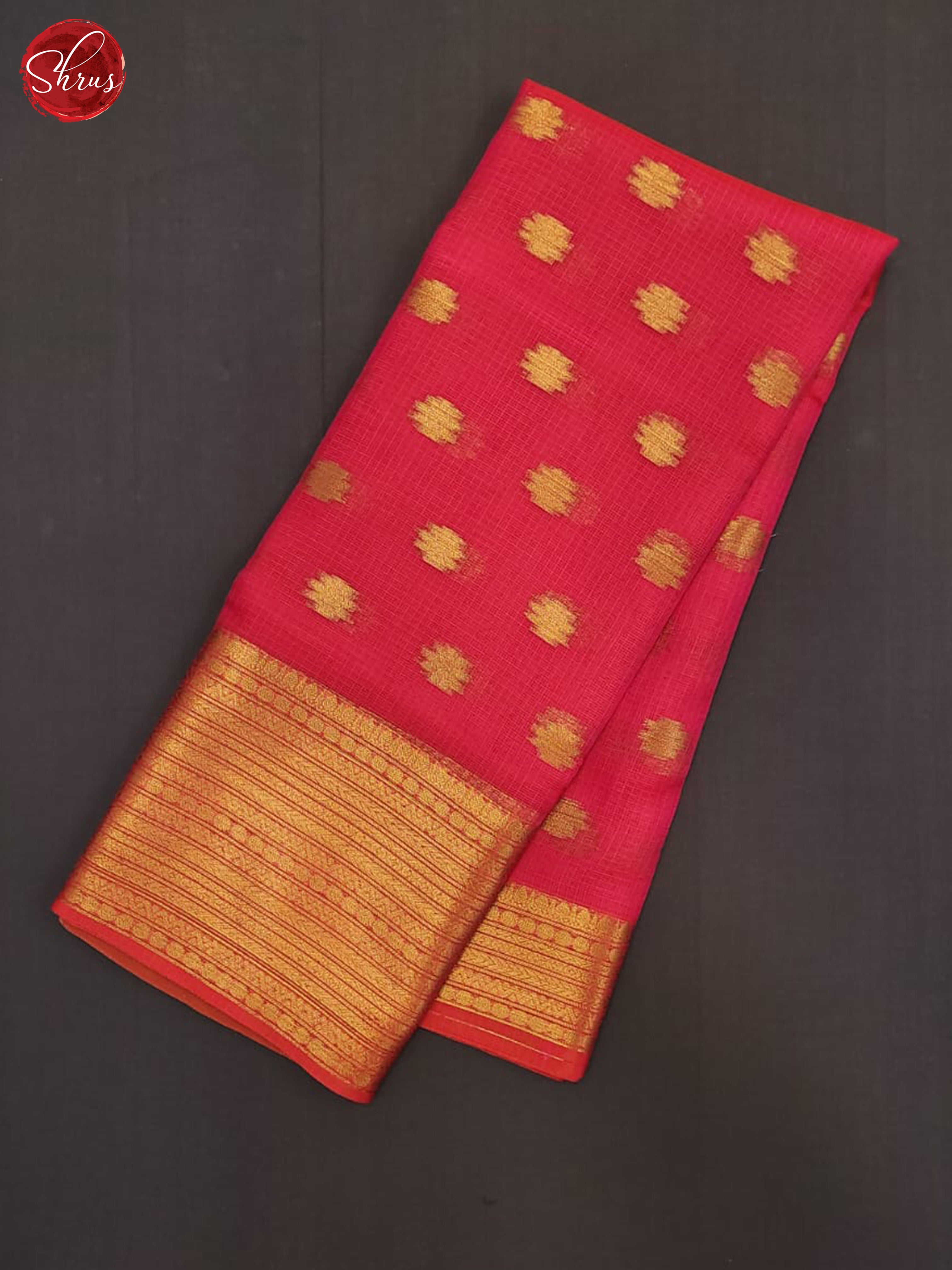 Pink(Single Tone) - Semi Kota Saree - Shop on ShrusEternity.com