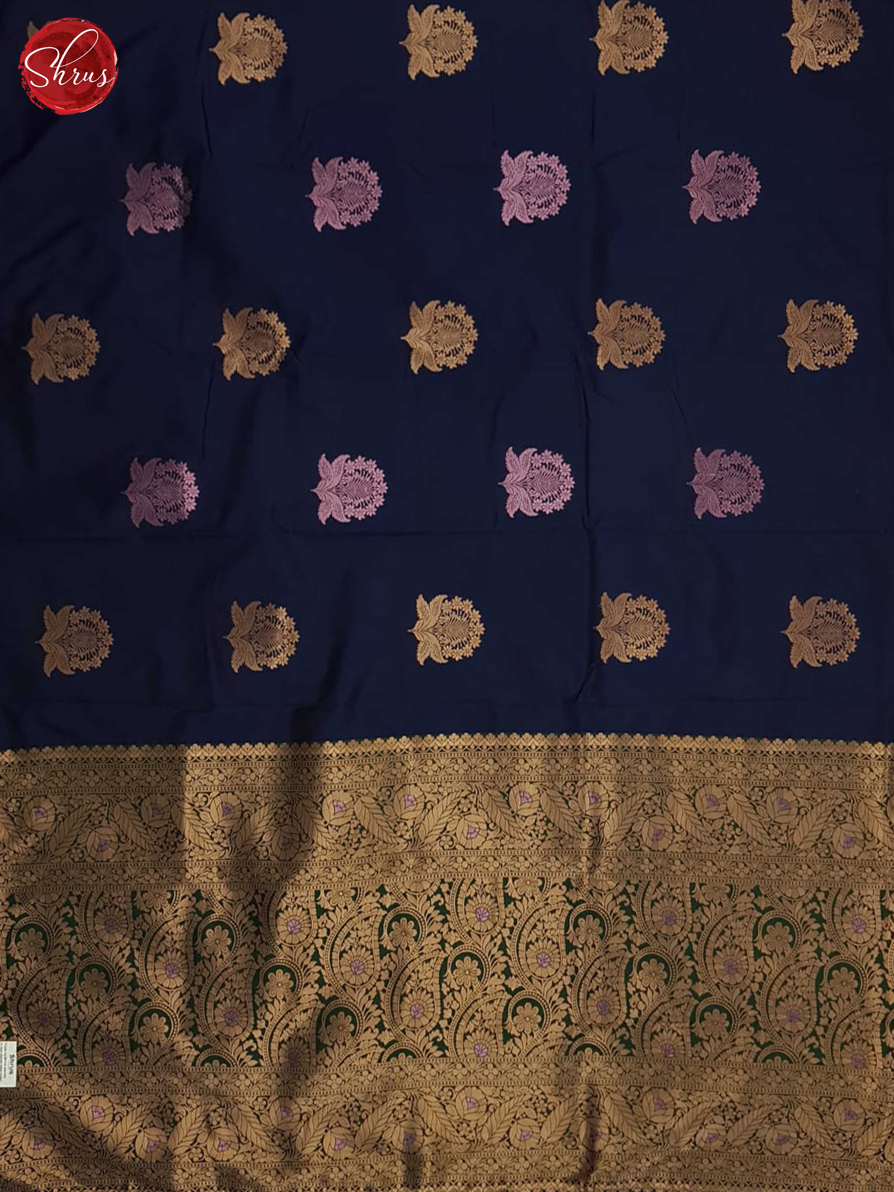 Blue And Green-Semi Soft Silk saree - Shop on ShrusEternity.com