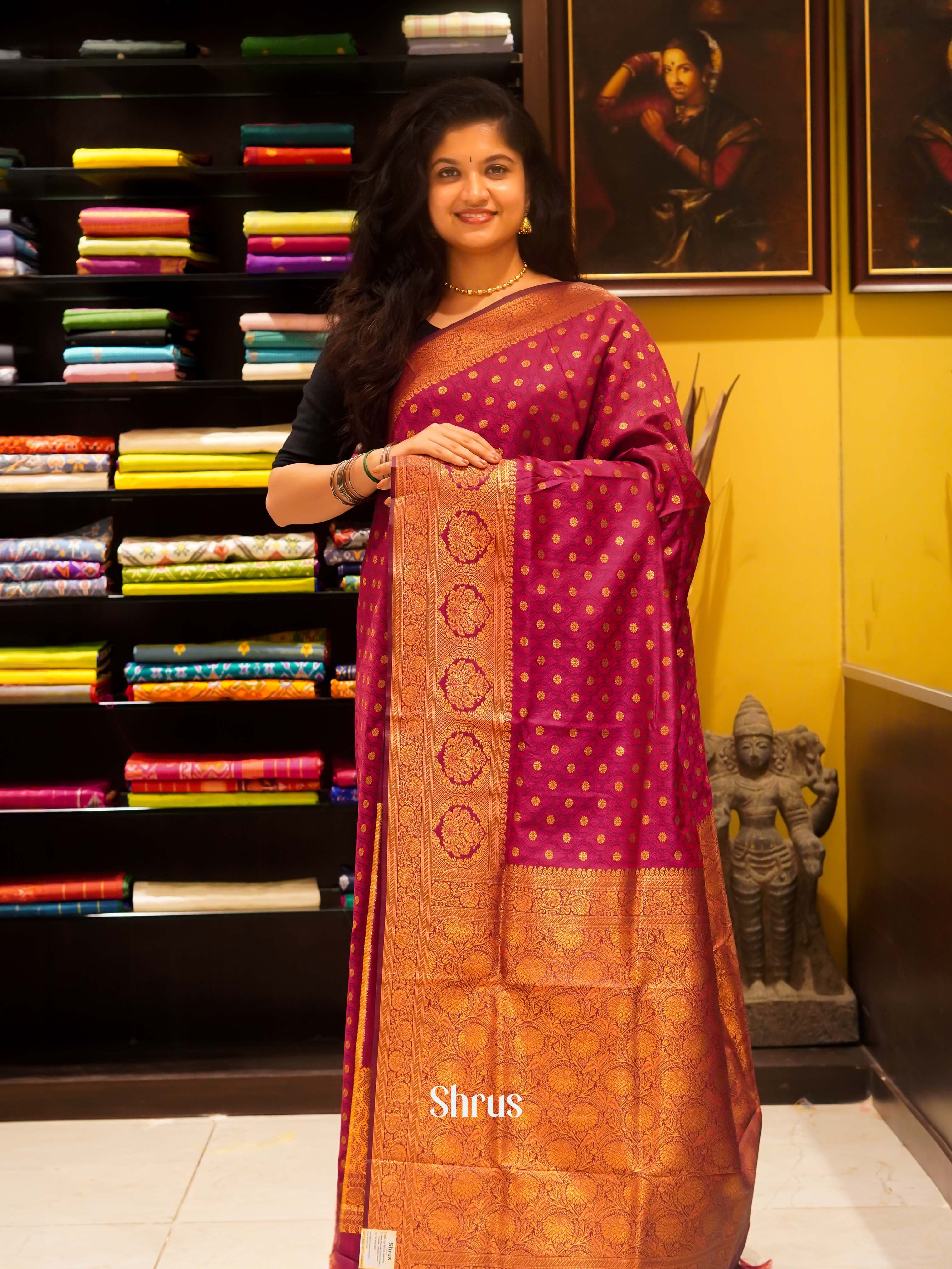 BHS08275 - Semi Kanchipuram Saree