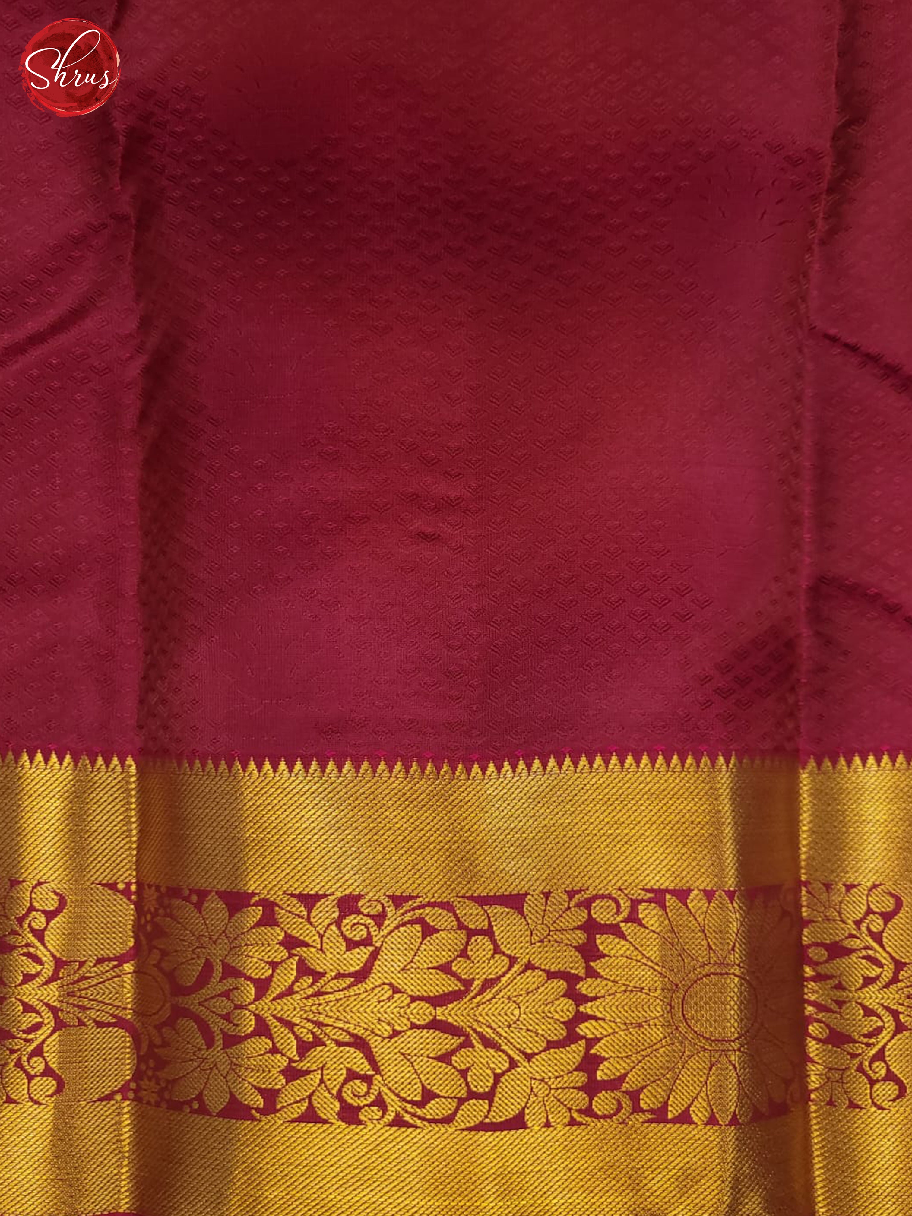 Mustard & Majenta - Kanchipuram-halfpure Saree - Shop on ShrusEternity.com